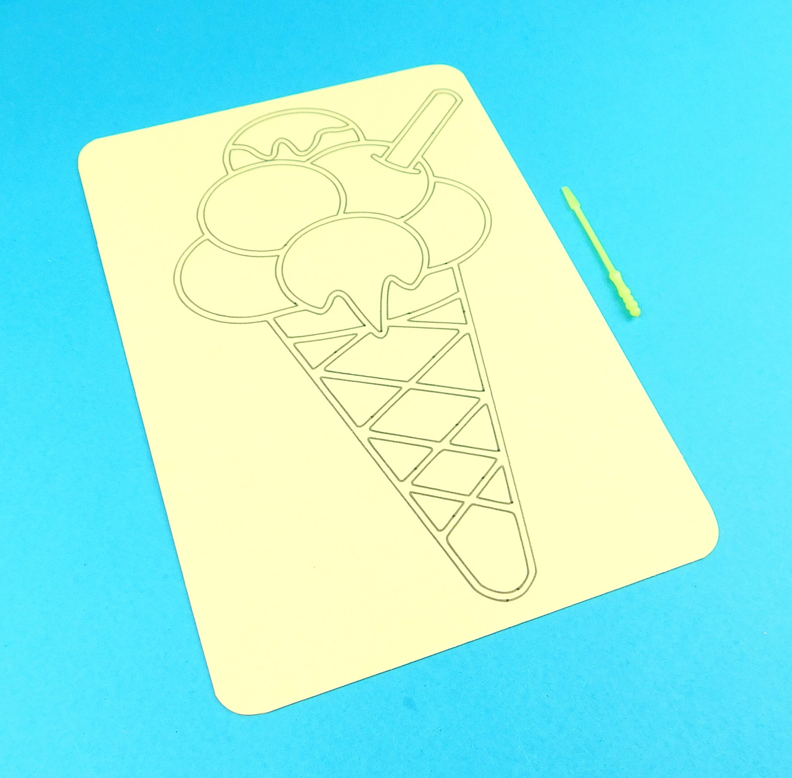 A4 Ice Cream Cone Sand Art Kit - Image 8