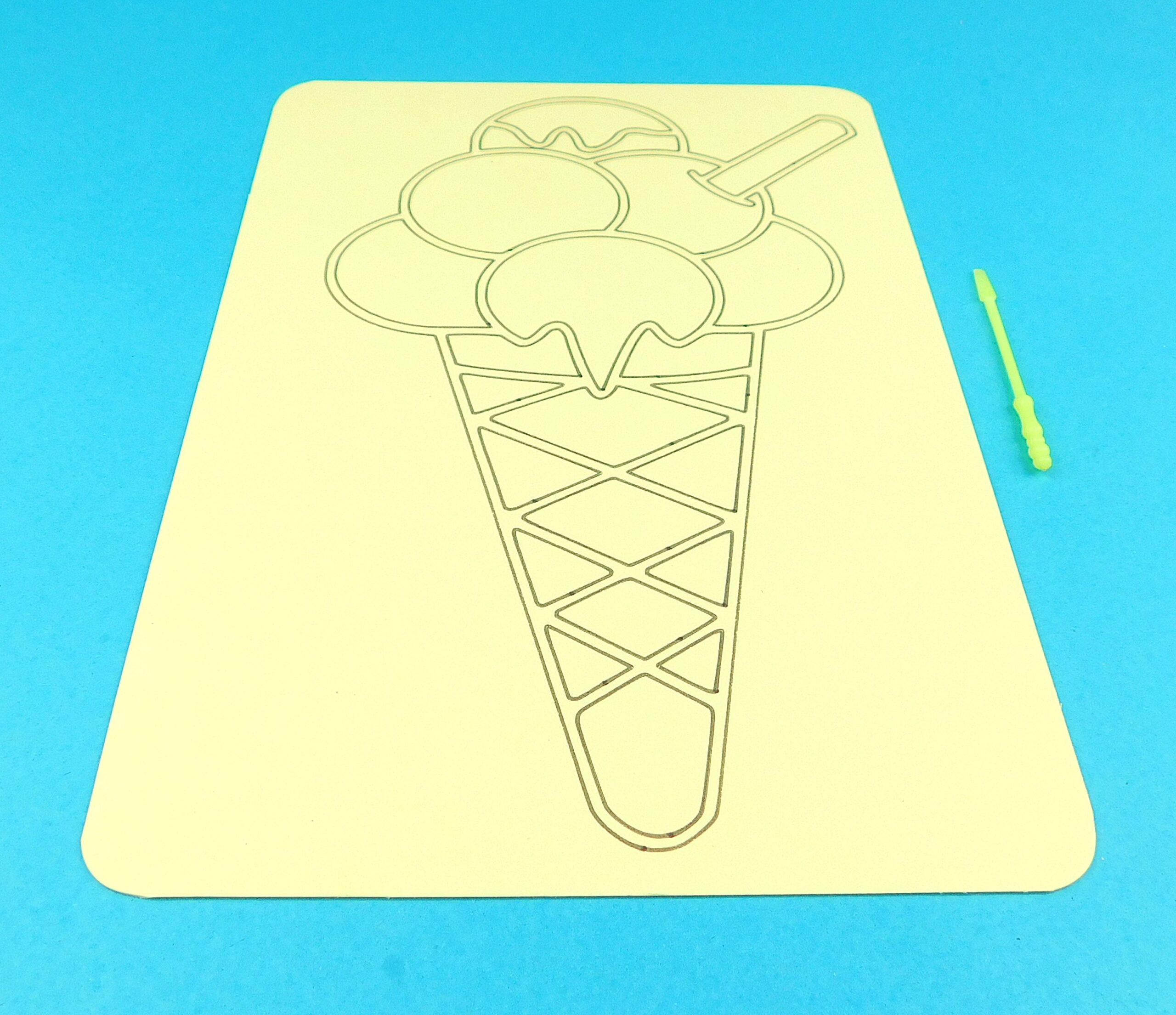 A4 Ice Cream Cone Sand Art Kit - Image 9
