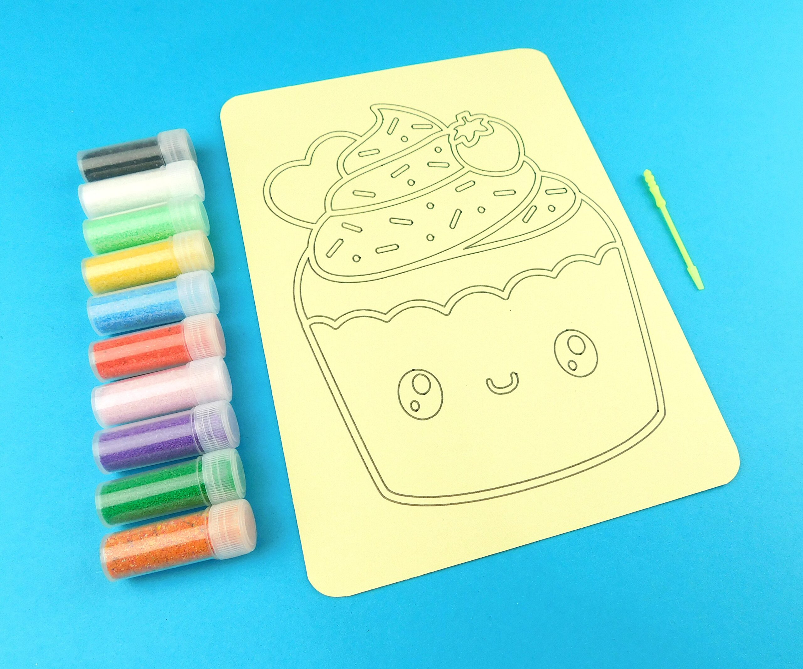 A5 Cupcake Sand Art Kit - Image 3