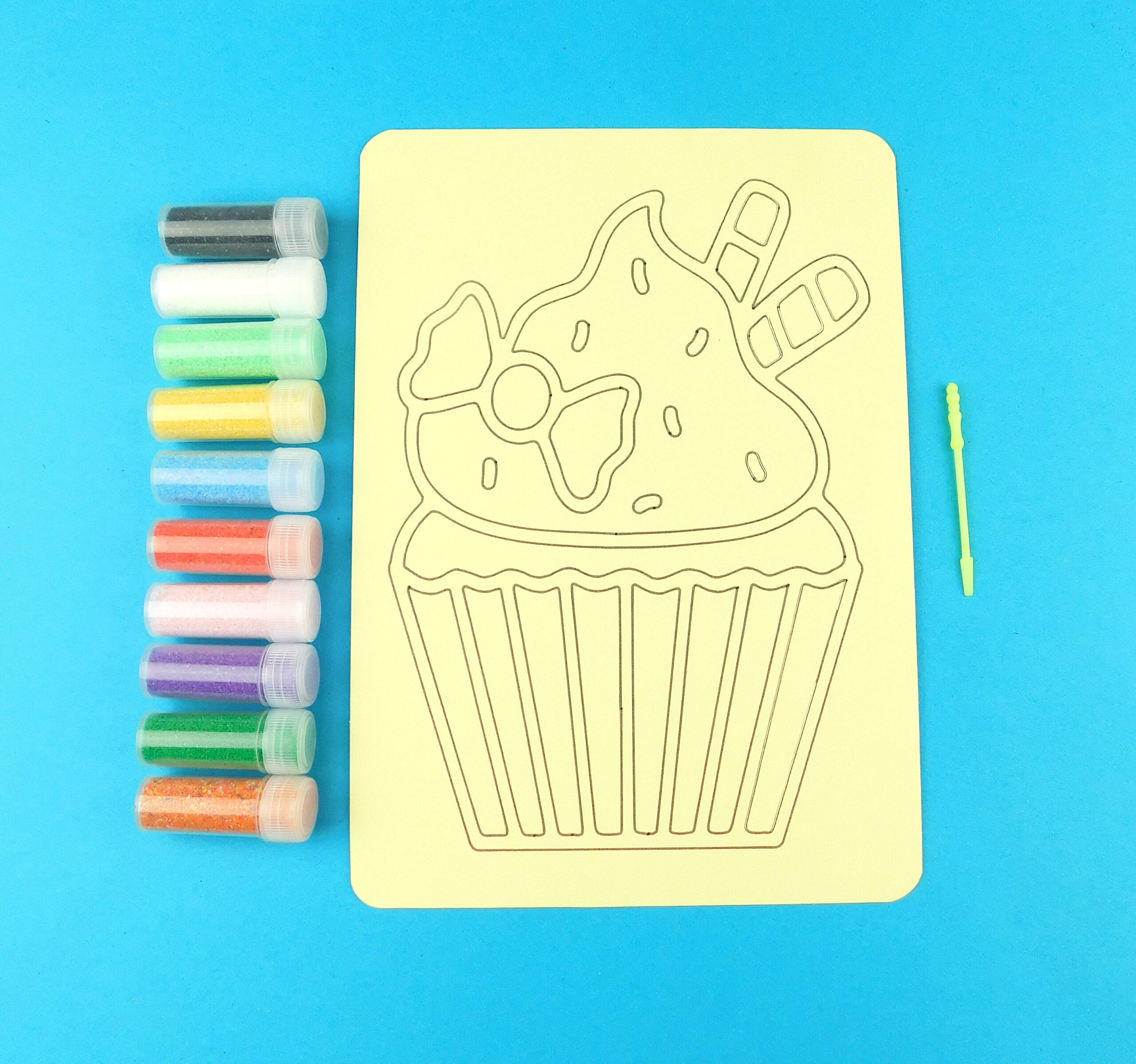 A5 Cupcake Sand Art Kit