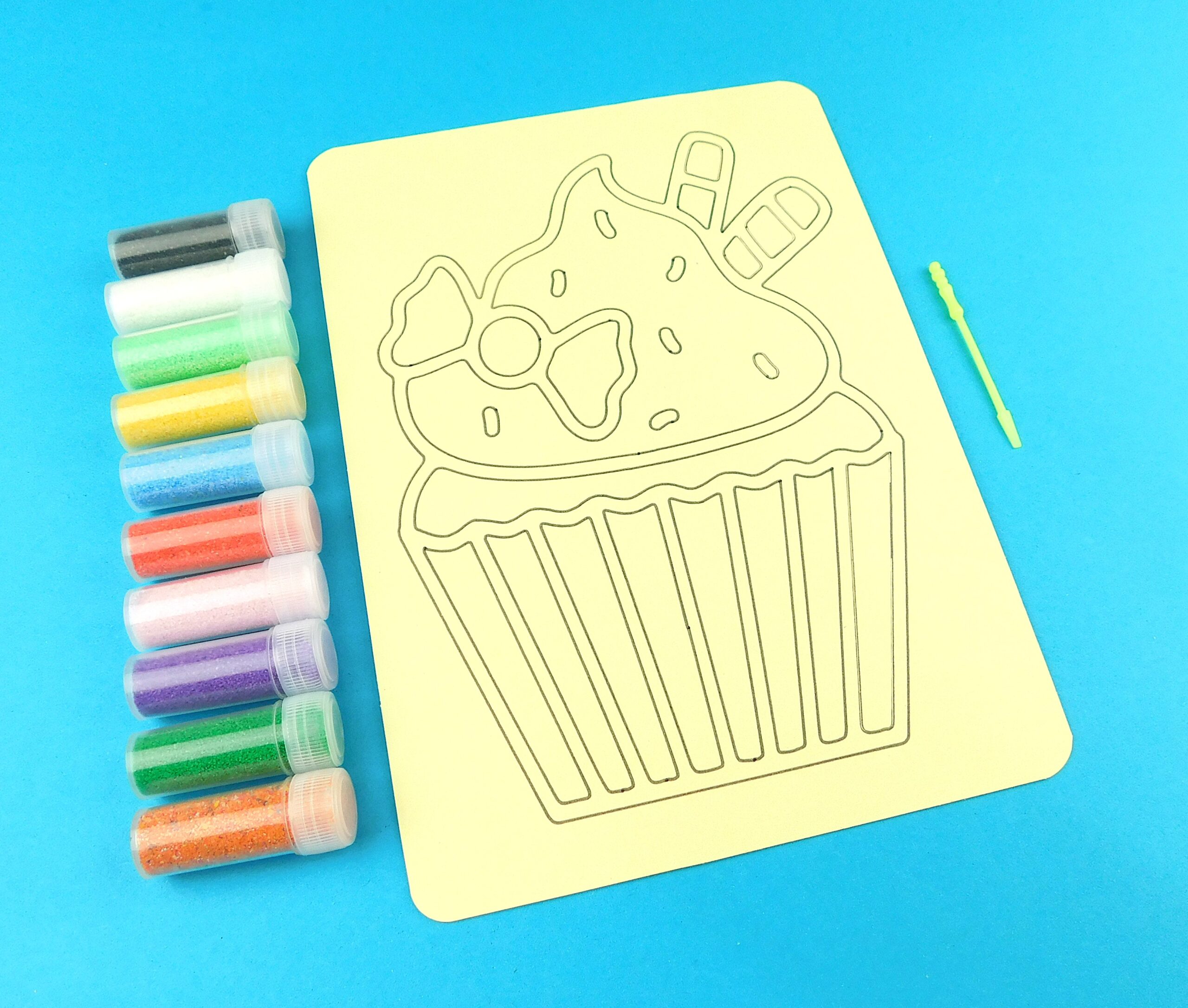 A5 Cupcake Sand Art Kit - Image 3