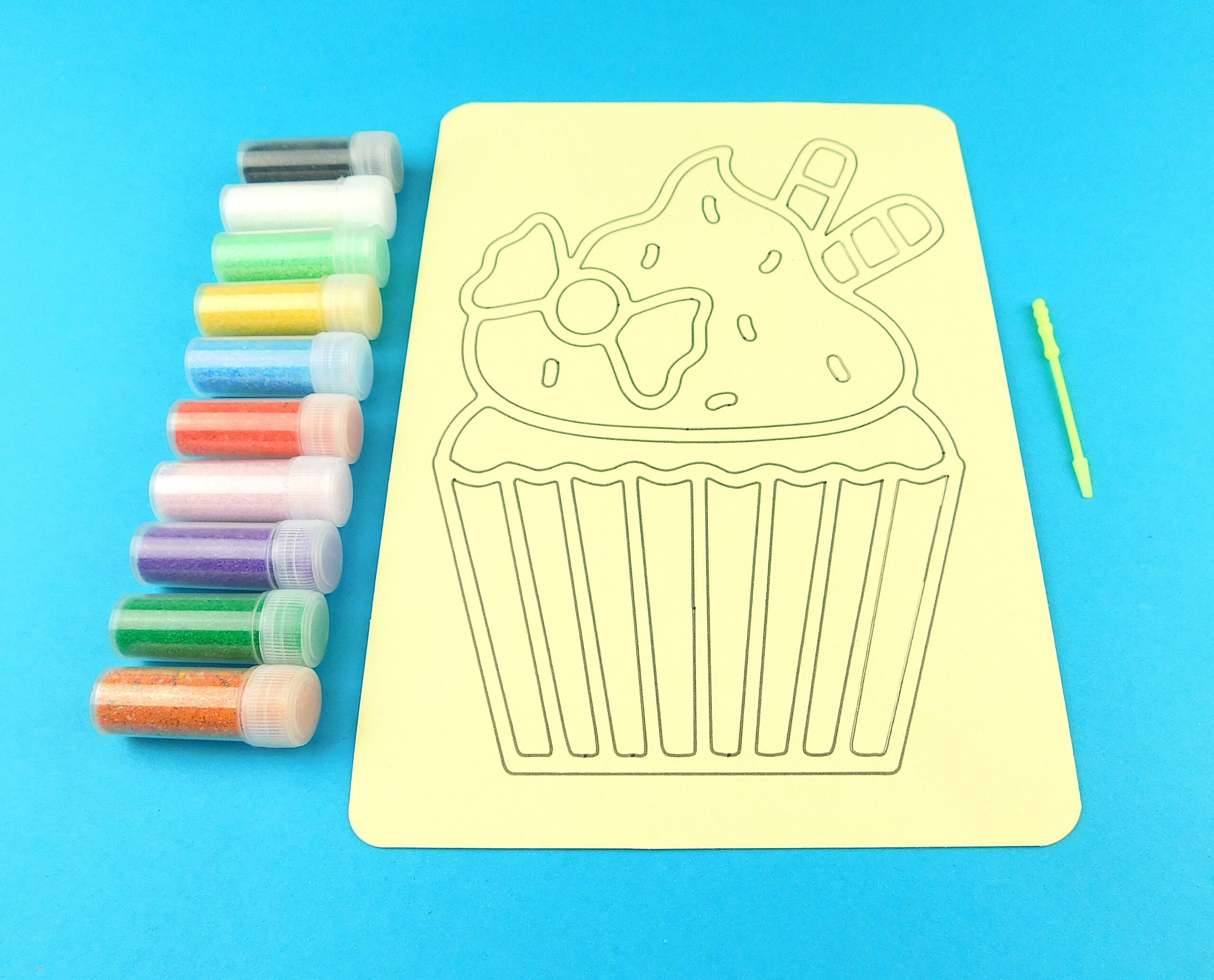 A5 Cupcake Sand Art Kit - Image 4