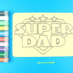 A5 Super Dad Sand Art Kit