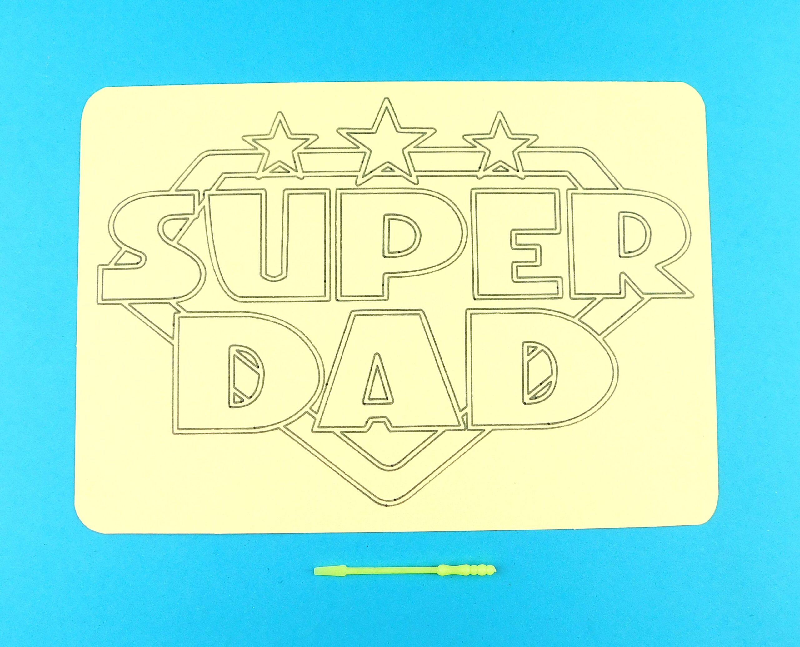 A5 Super Dad Sand Art Kit - Image 6