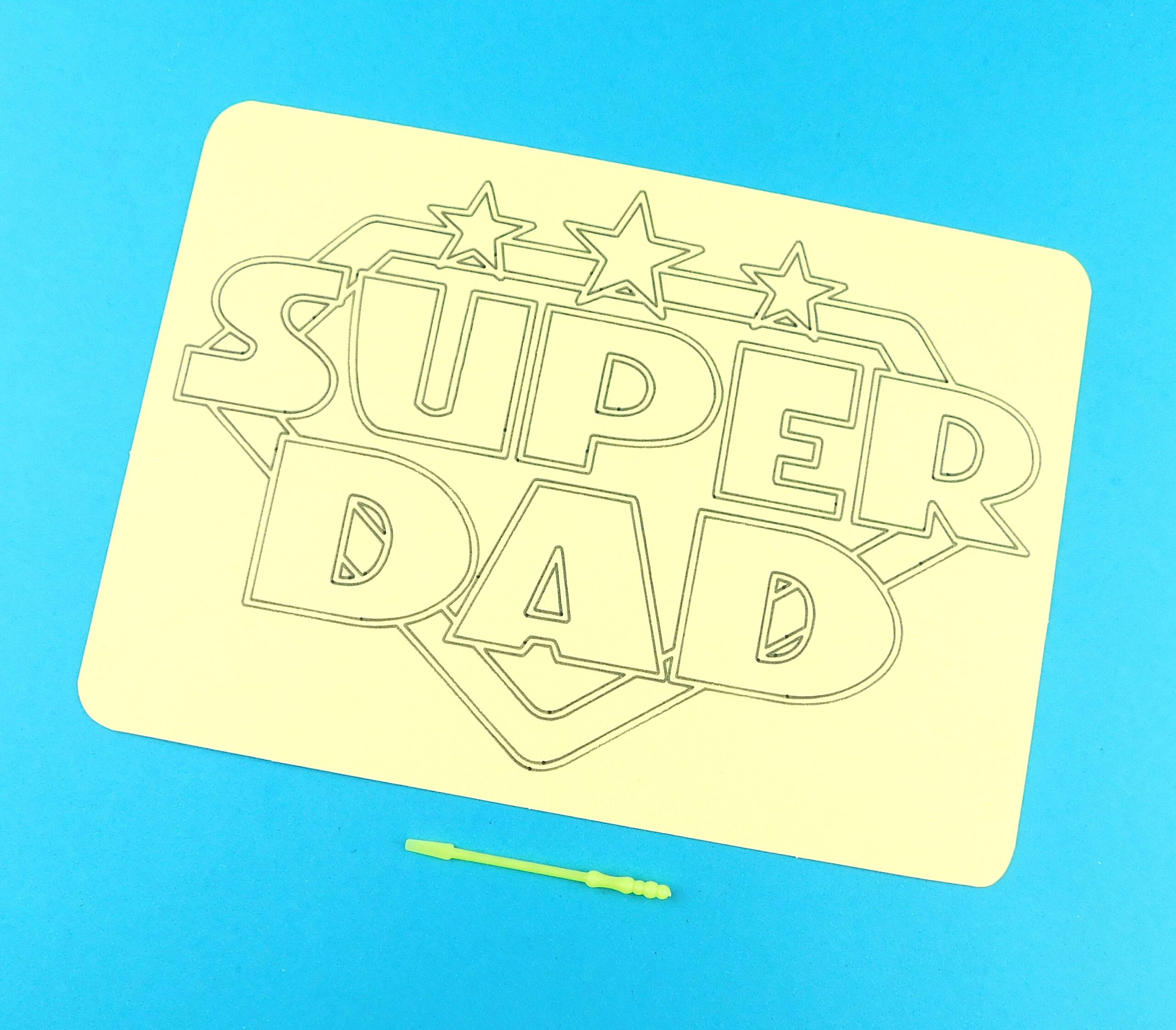 A5 Super Dad Sand Art Kit - Image 7