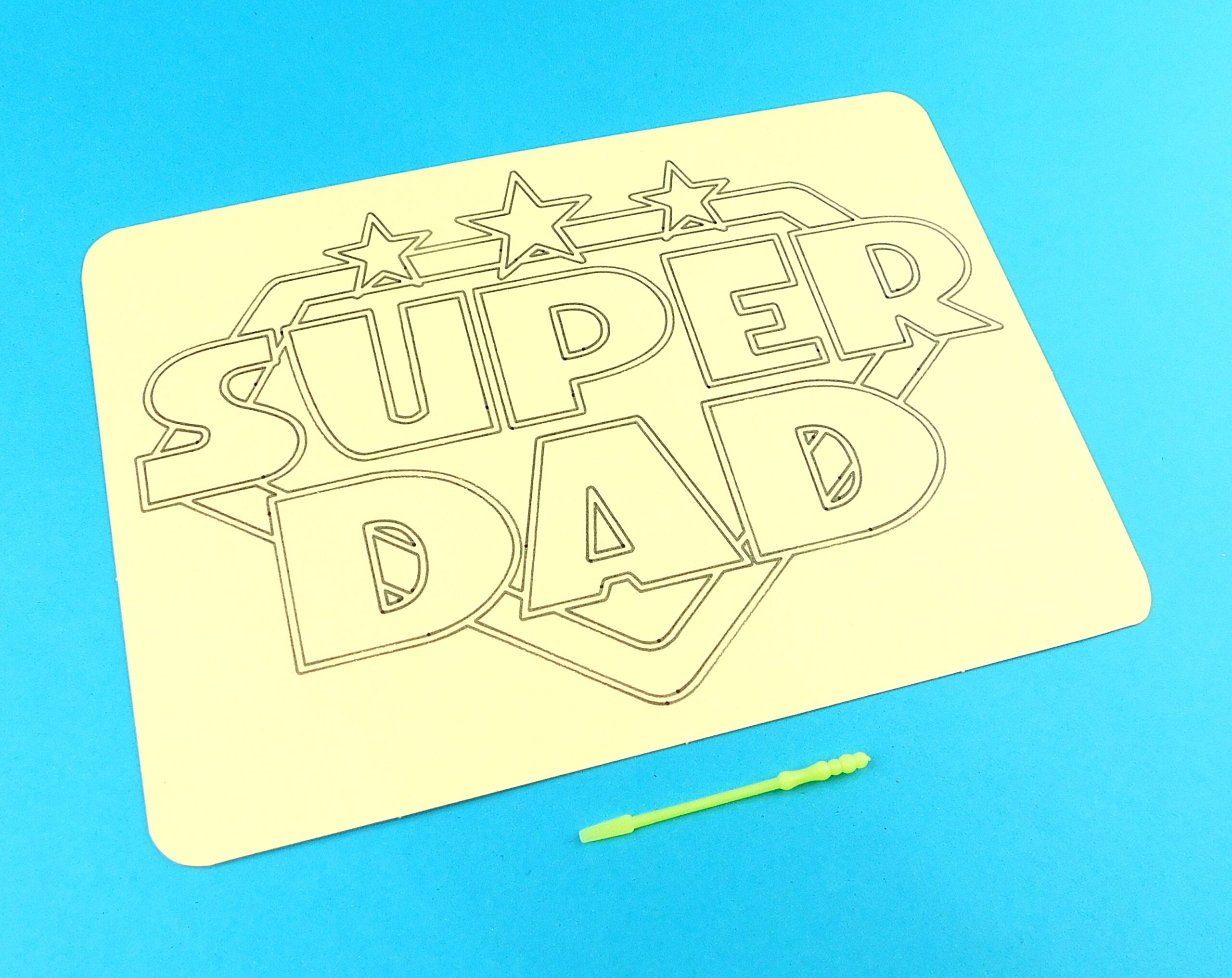 A5 Super Dad Sand Art Kit - Image 8