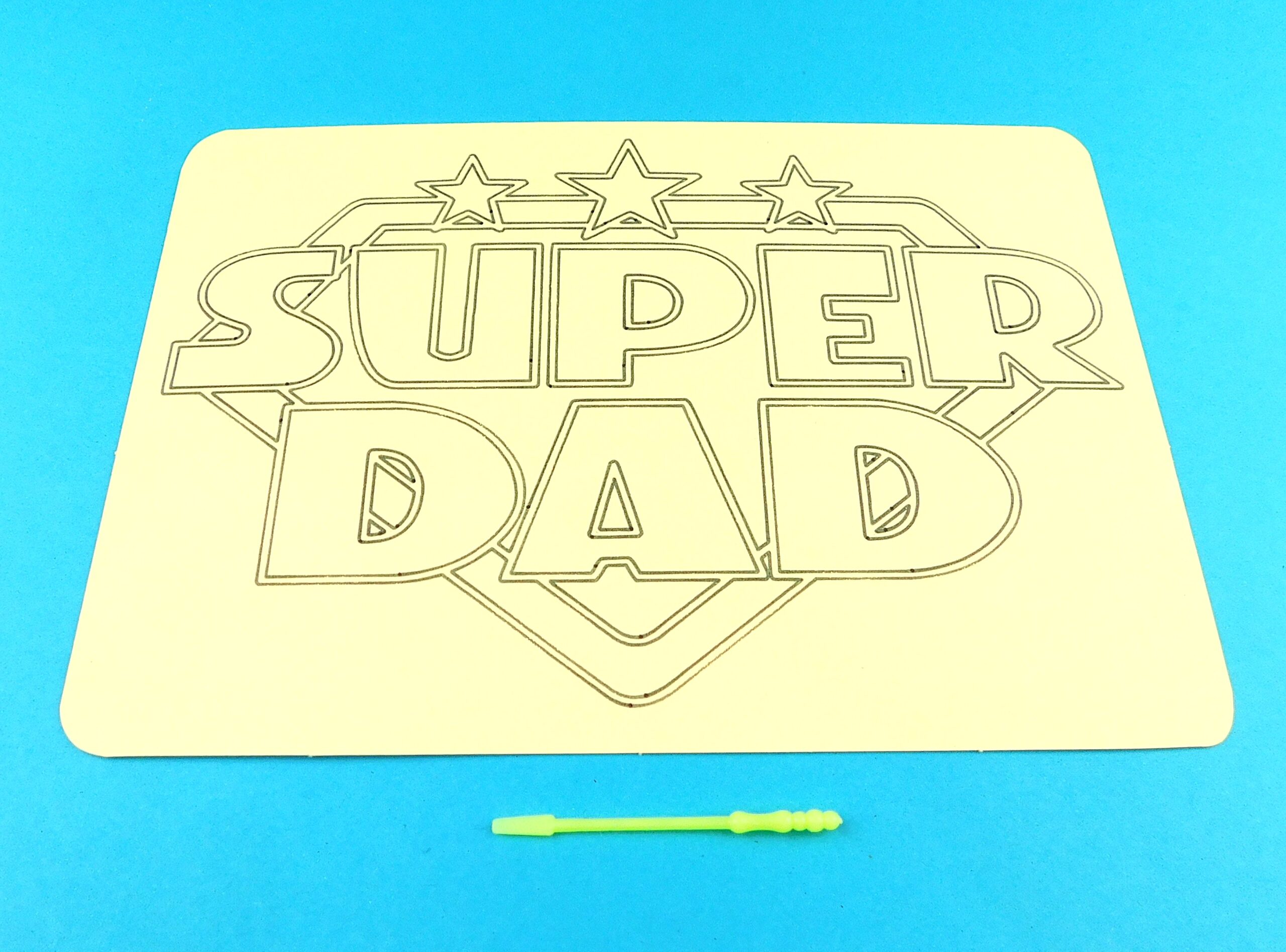 A5 Super Dad Sand Art Kit - Image 9