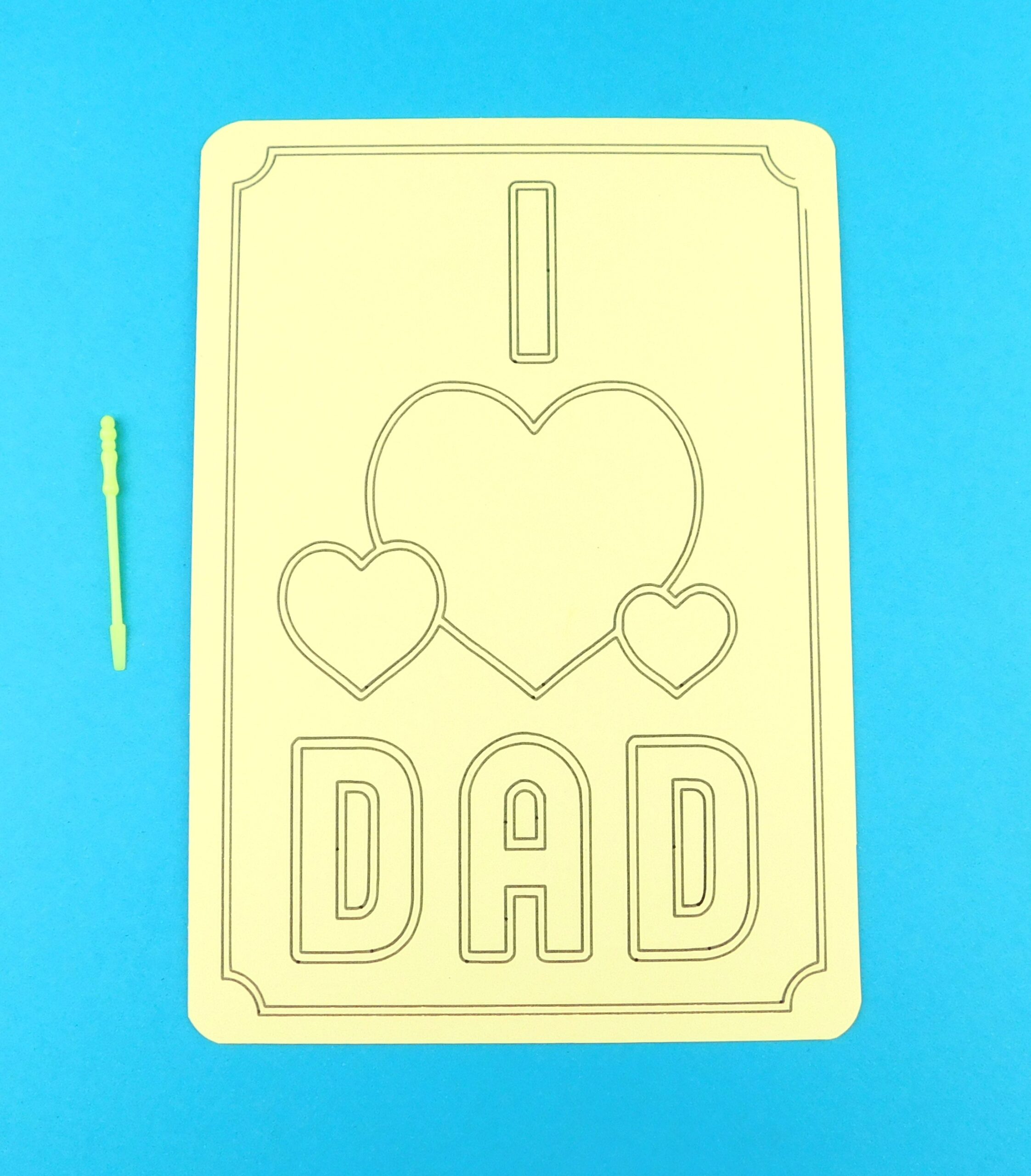 A5 I Love Dad Sand Art Kit - Image 6