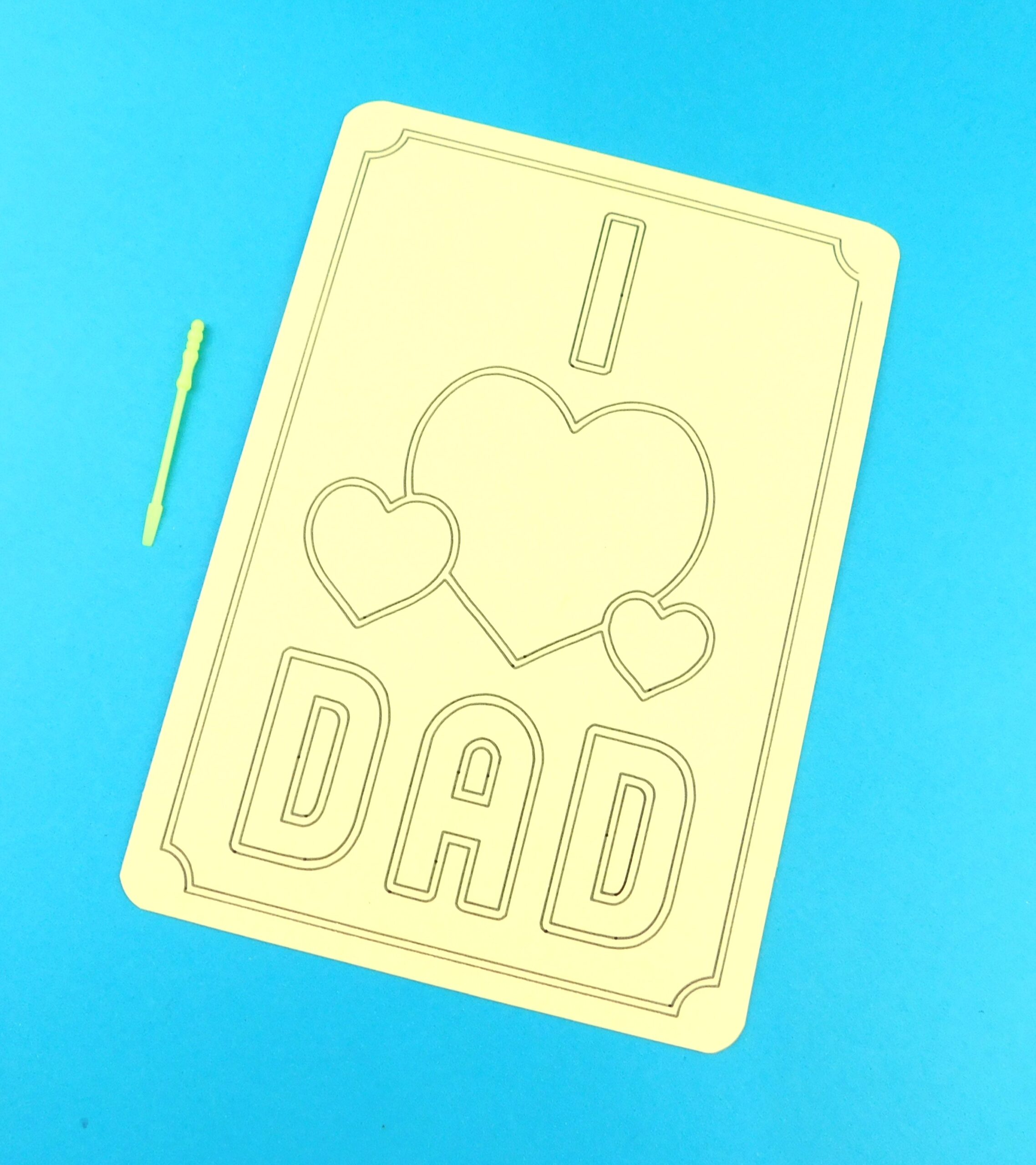 A5 I Love Dad Sand Art Kit - Image 7