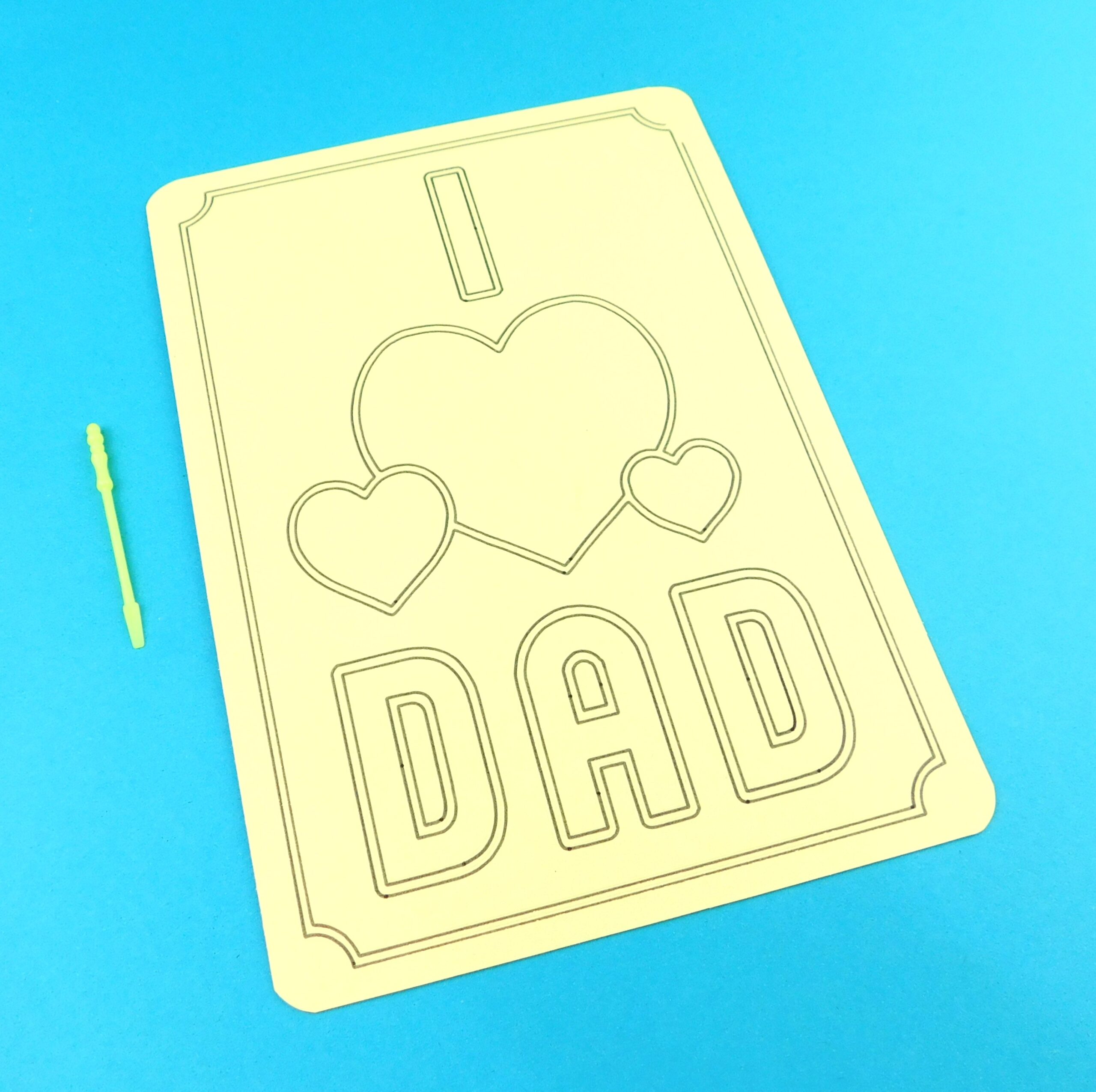 A5 I Love Dad Sand Art Kit - Image 8