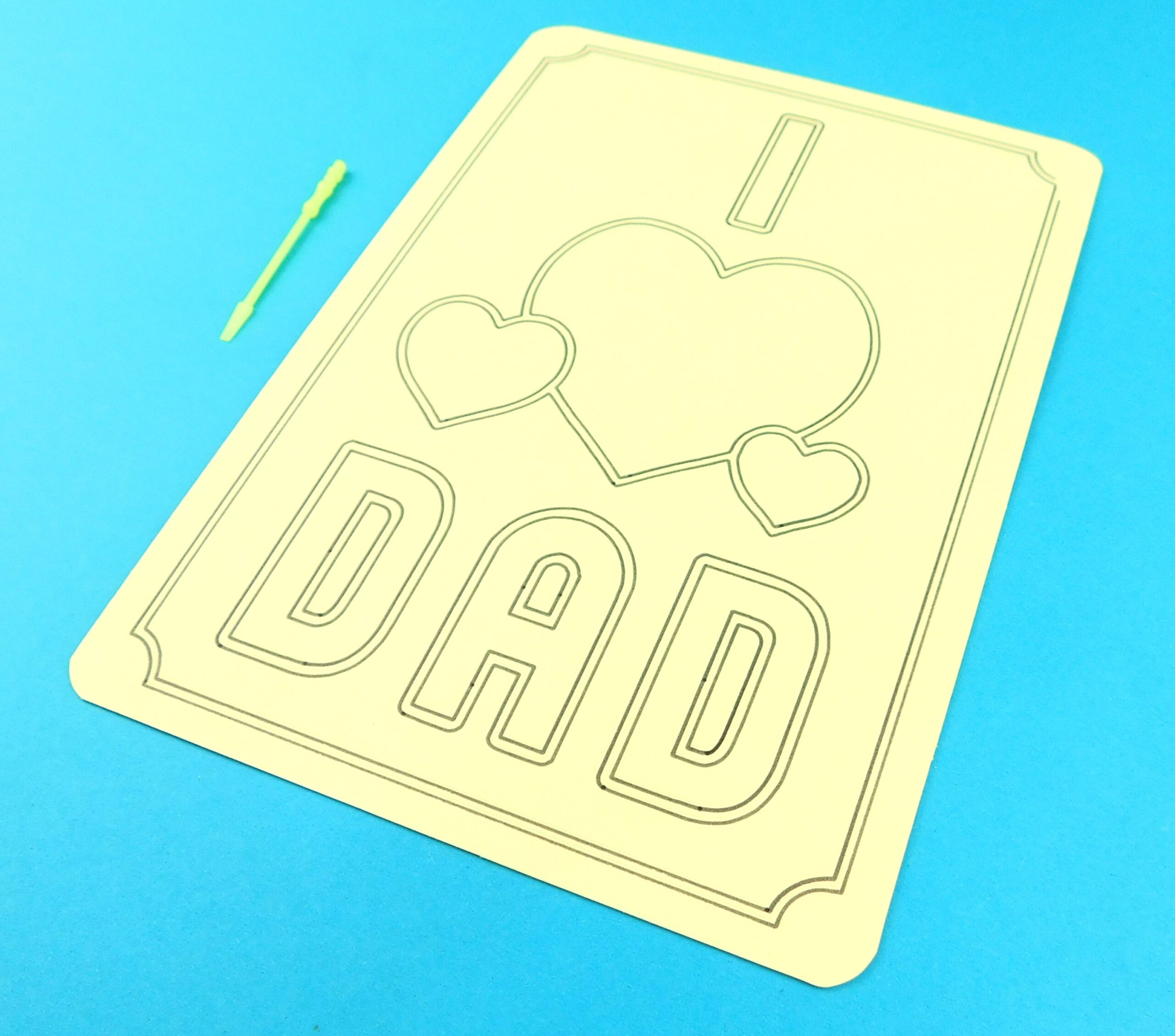 A5 I Love Dad Sand Art Kit - Image 10