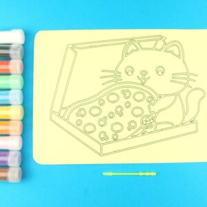 A5 Pizza Cat Sand Art Kit