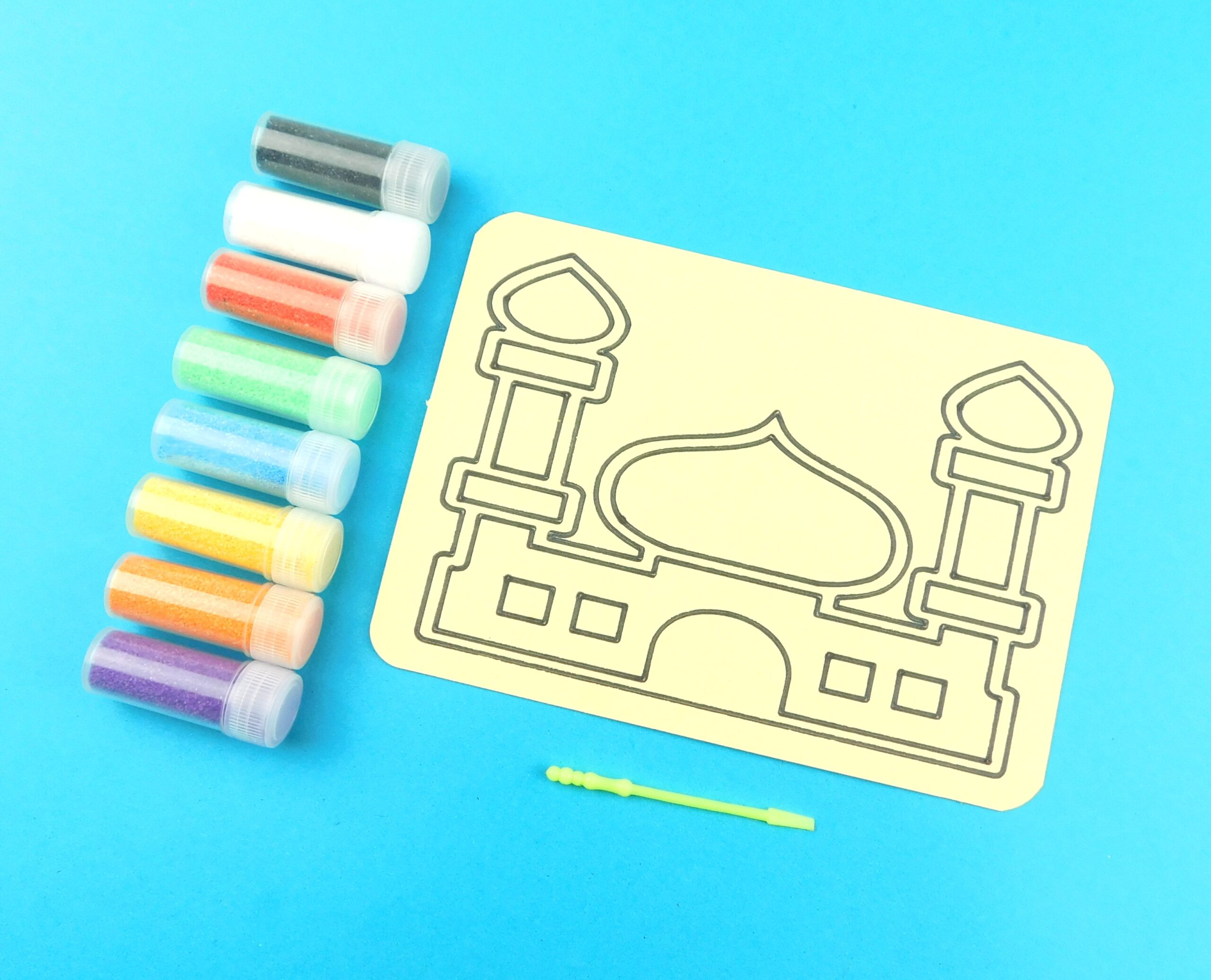 A6 Mosque Sand Art Kit - Image 2