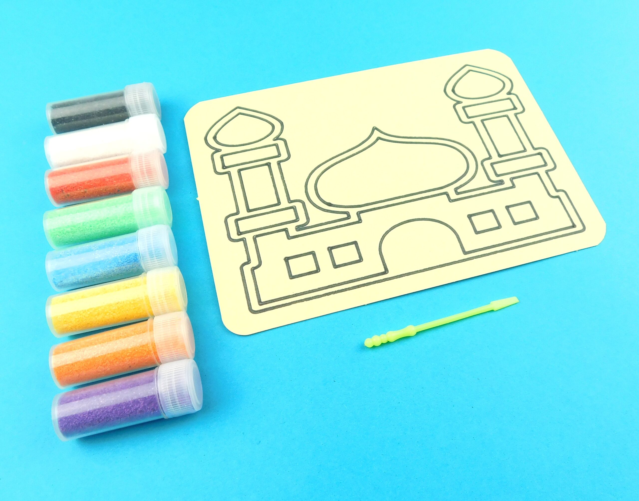 A6 Mosque Sand Art Kit - Image 3