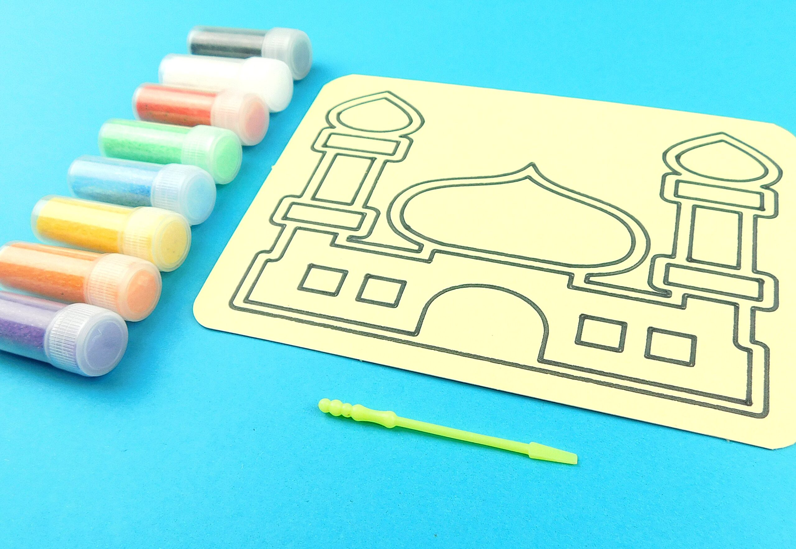 A6 Mosque Sand Art Kit - Image 5
