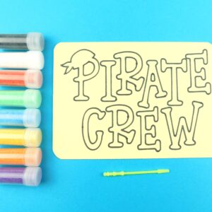 A6 Pirate Crew Sand Art Kit