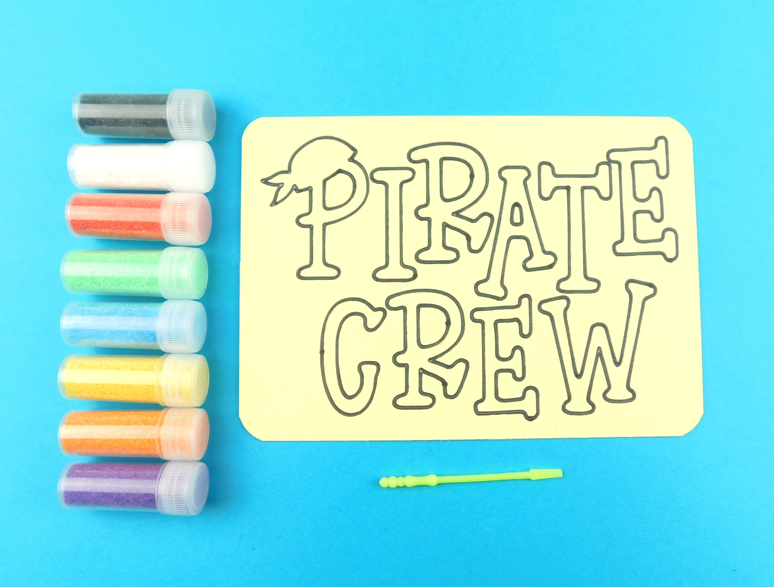 A6 Pirate Crew Sand Art Kit