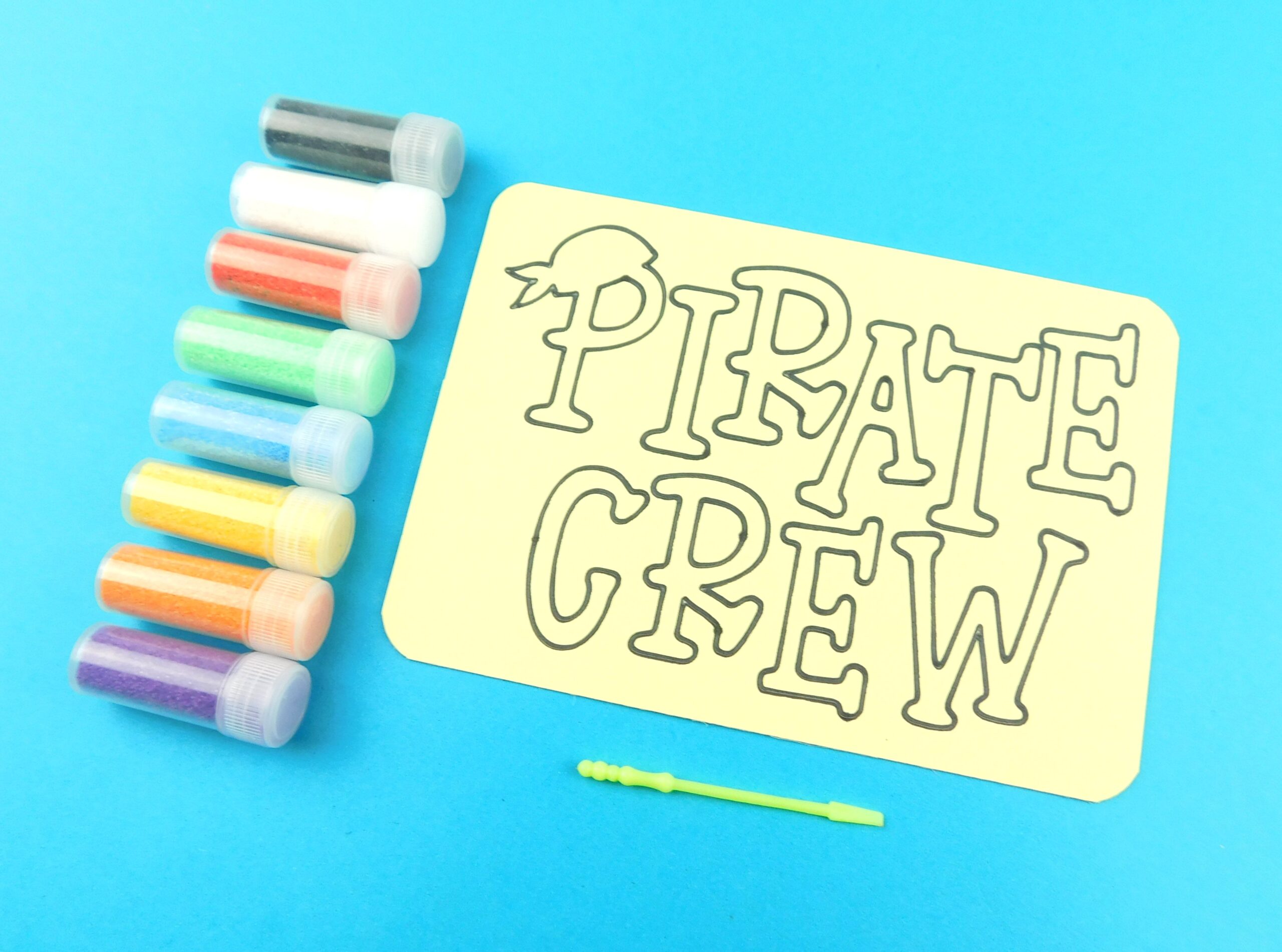 A6 Pirate Crew Sand Art Kit - Image 2