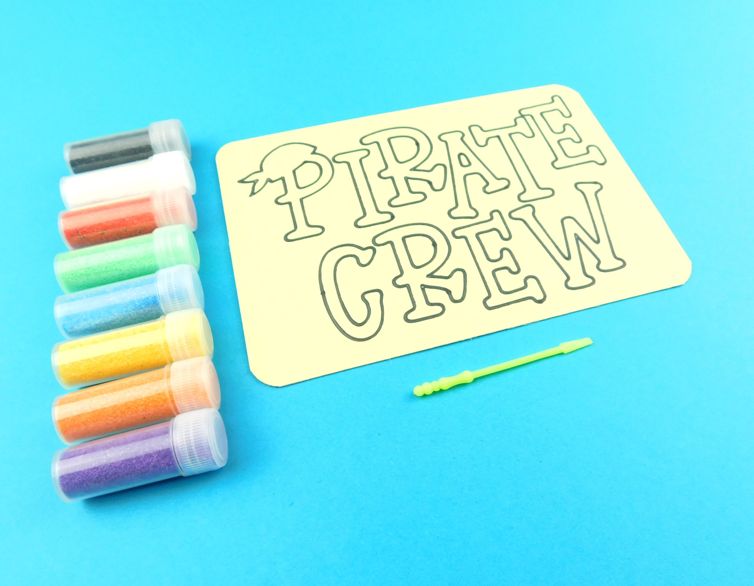 A6 Pirate Crew Sand Art Kit - Image 3