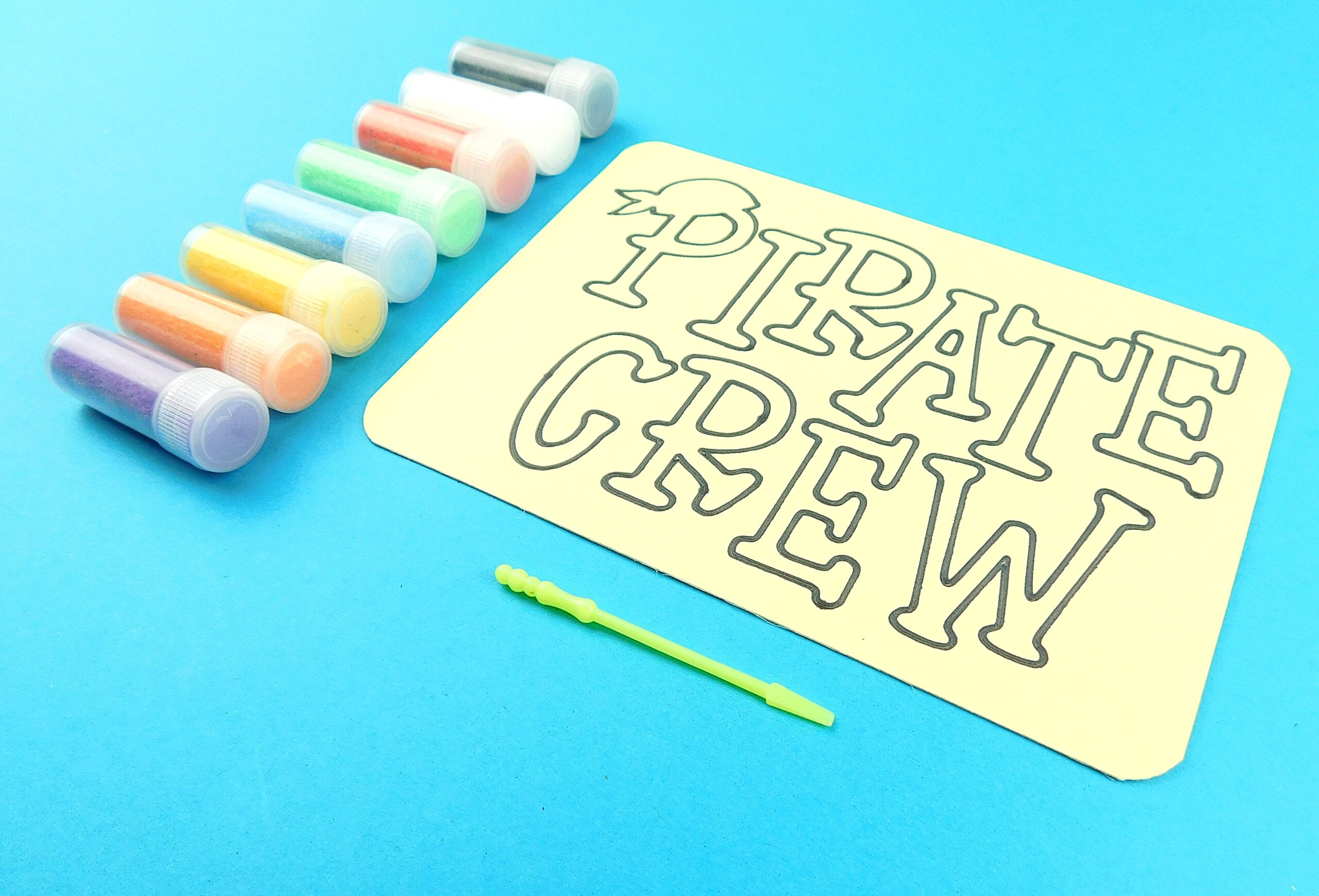 A6 Pirate Crew Sand Art Kit - Image 5