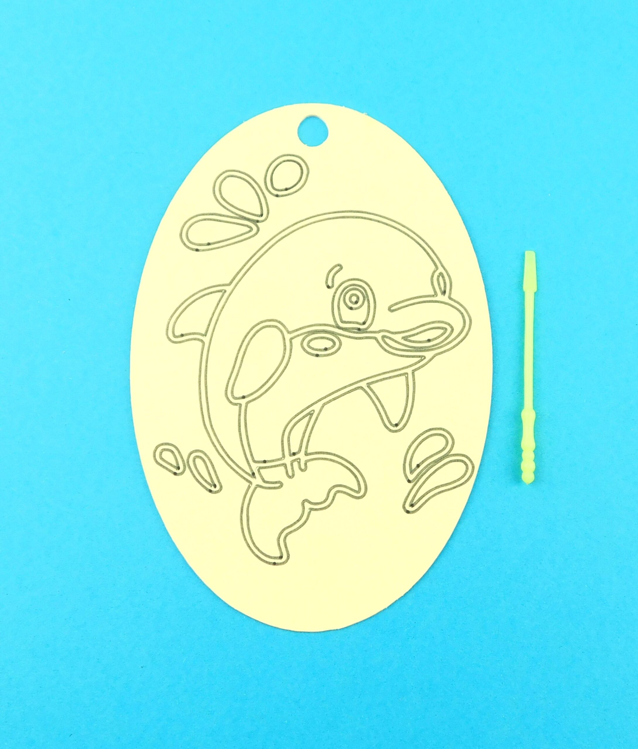 Oval Dolphin Sand Art Kit. - Image 6