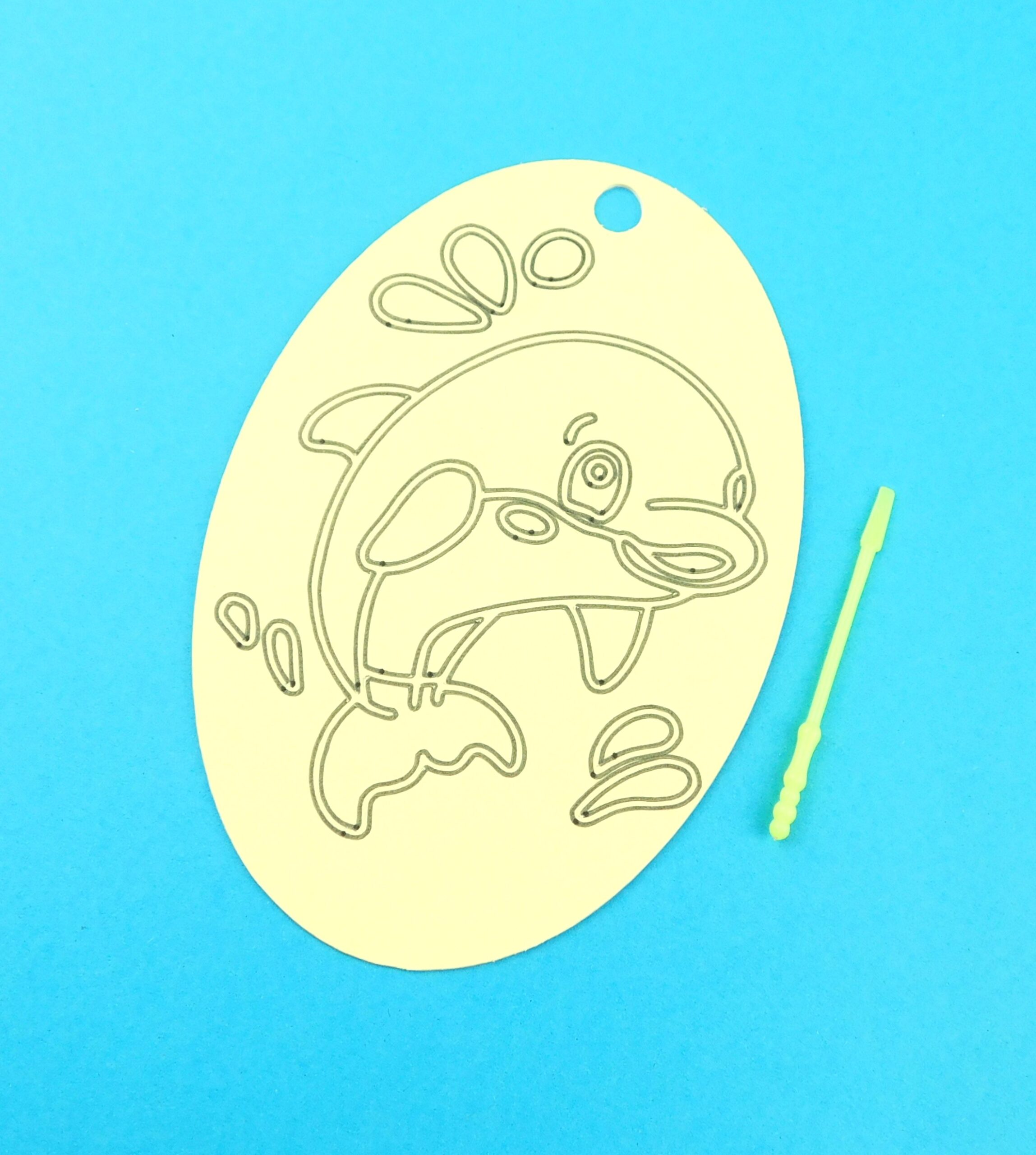 Oval Dolphin Sand Art Kit. - Image 7