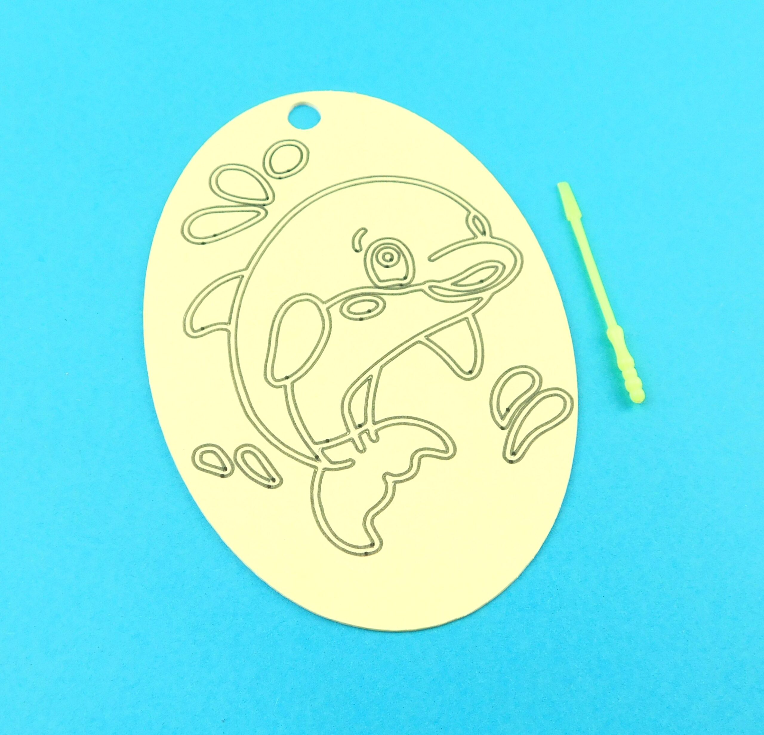 Oval Dolphin Sand Art Kit. - Image 8