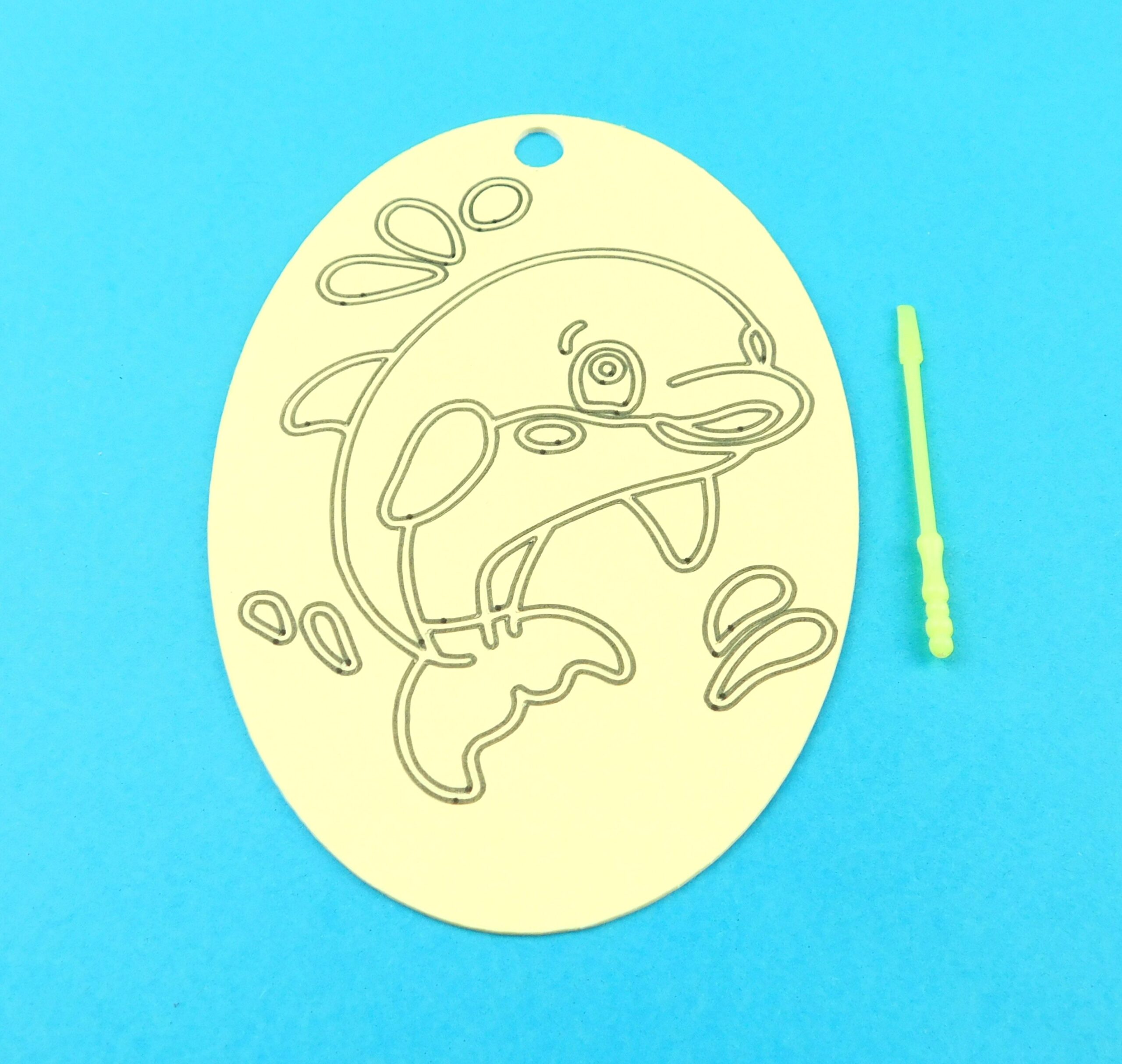 Oval Dolphin Sand Art Kit. - Image 9