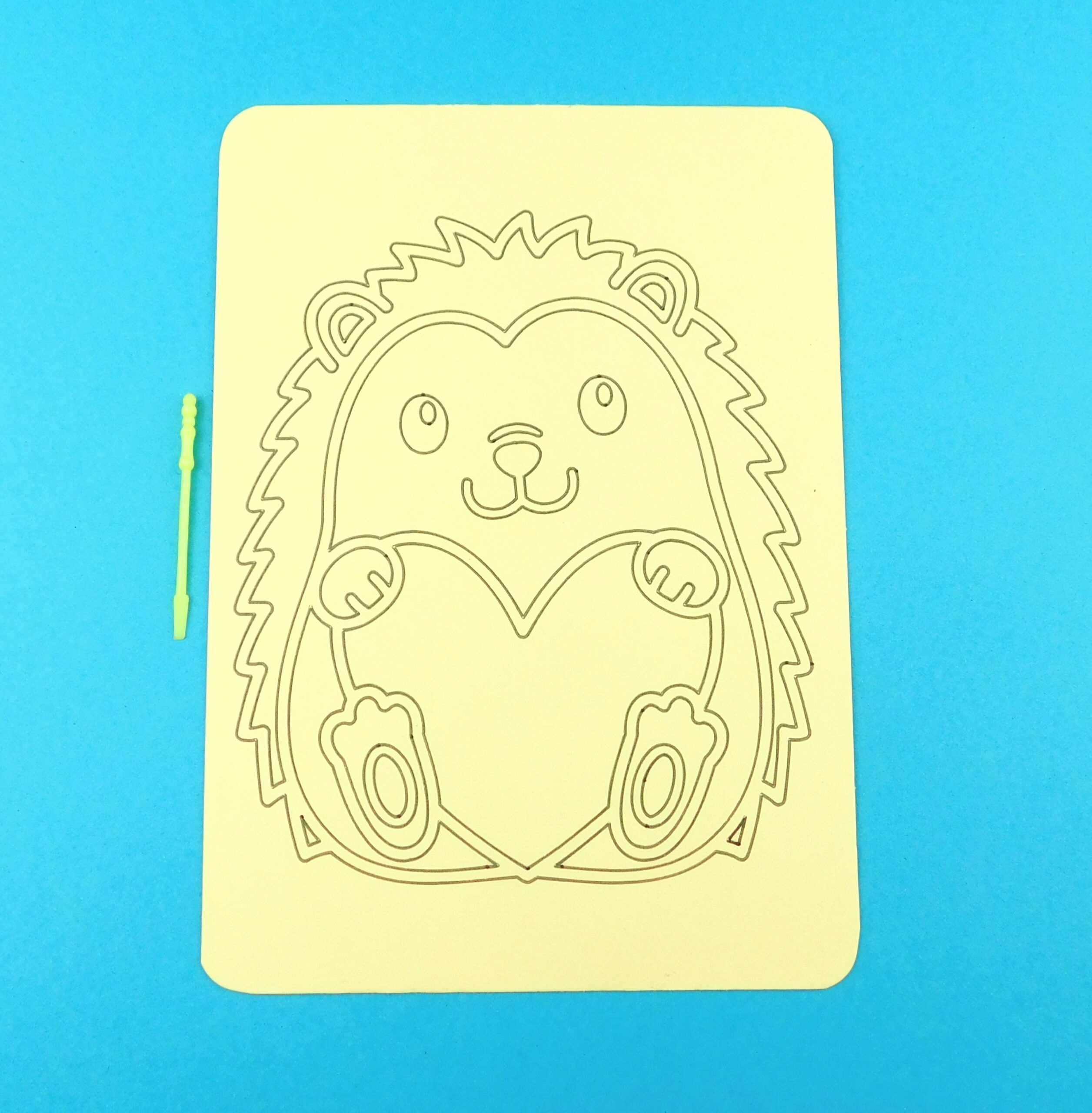 A5 Hedgehog Sand Art Kit - Image 6
