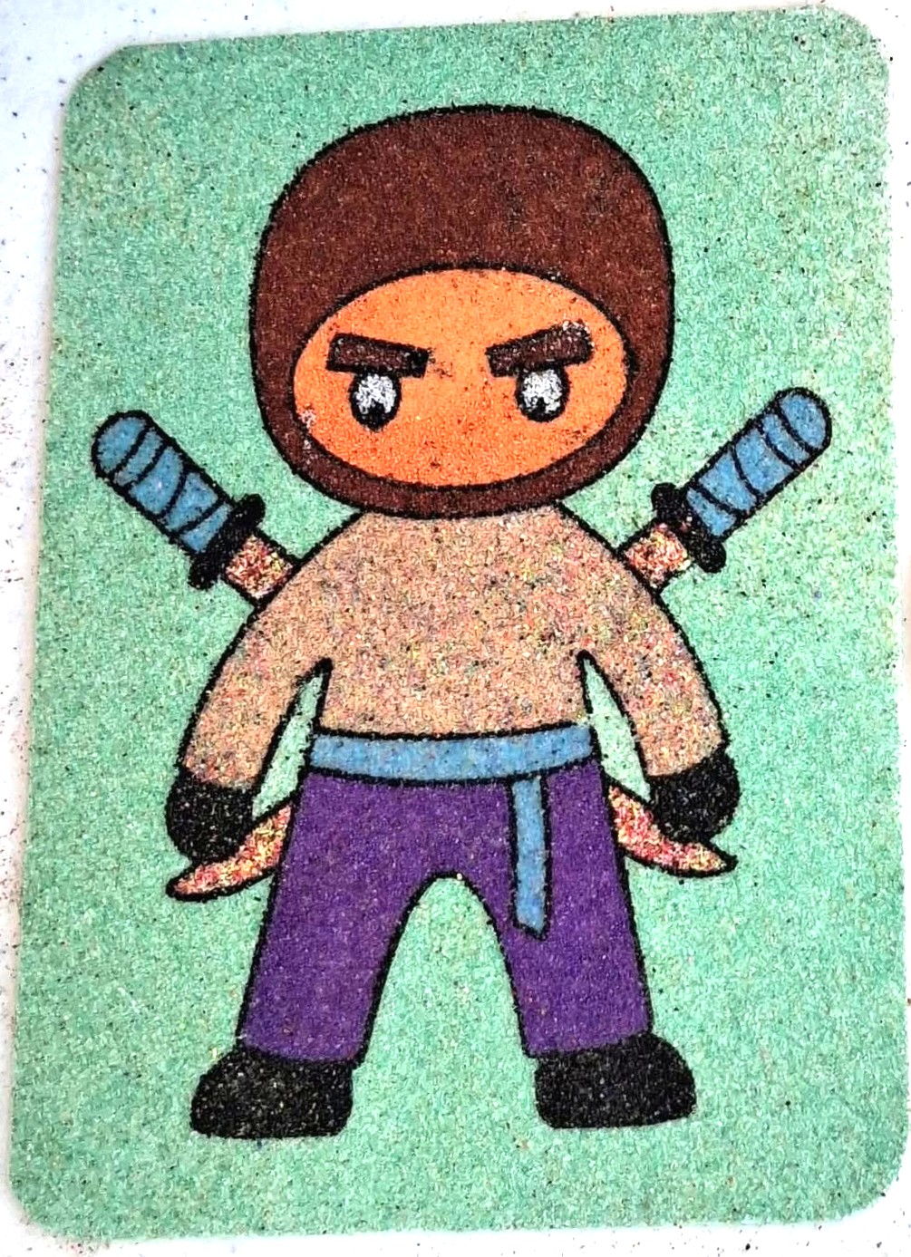 A5 Ninja Sand Art Kit - Image 9