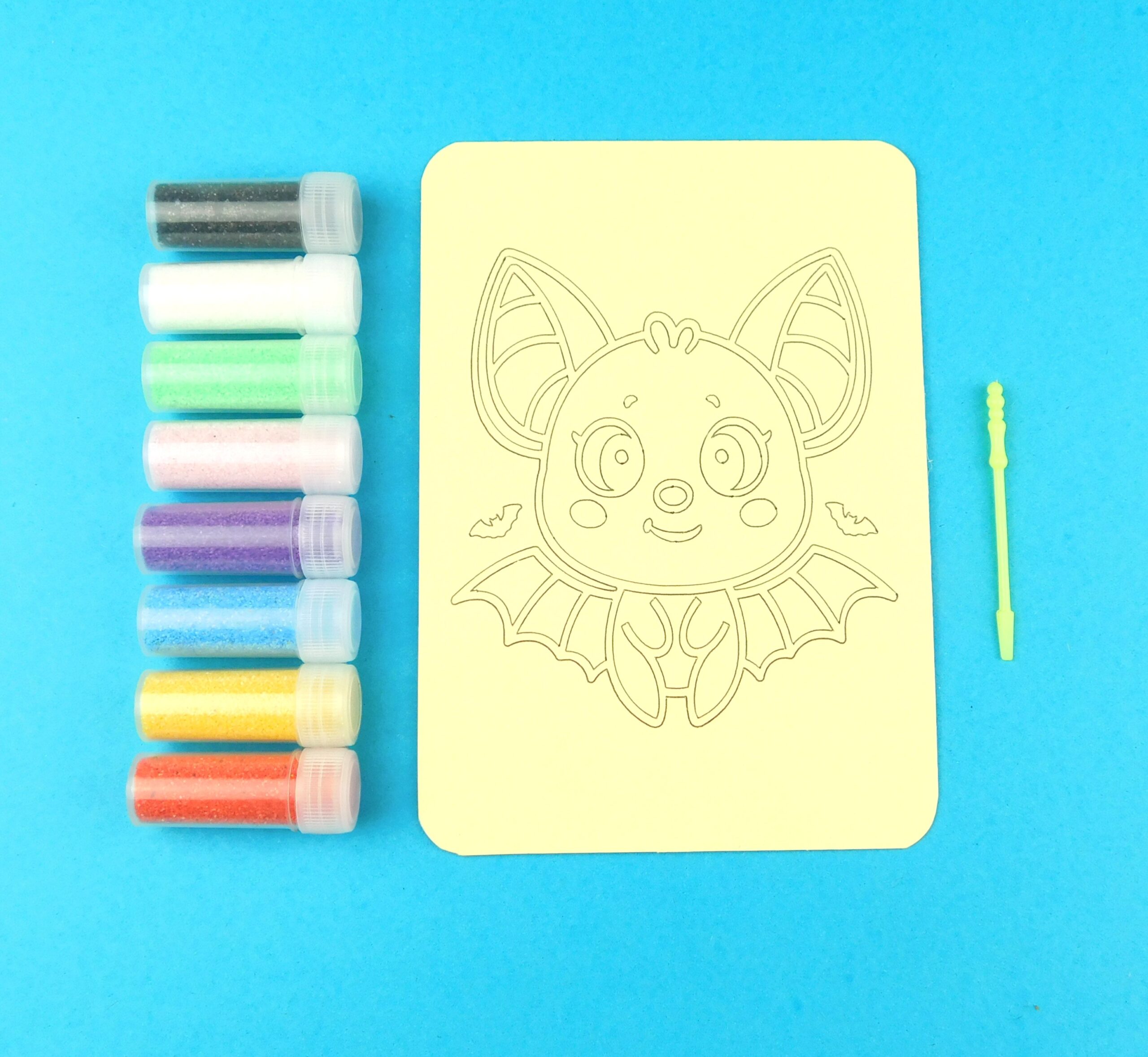 A6 Cute Bat Sand Art Kit