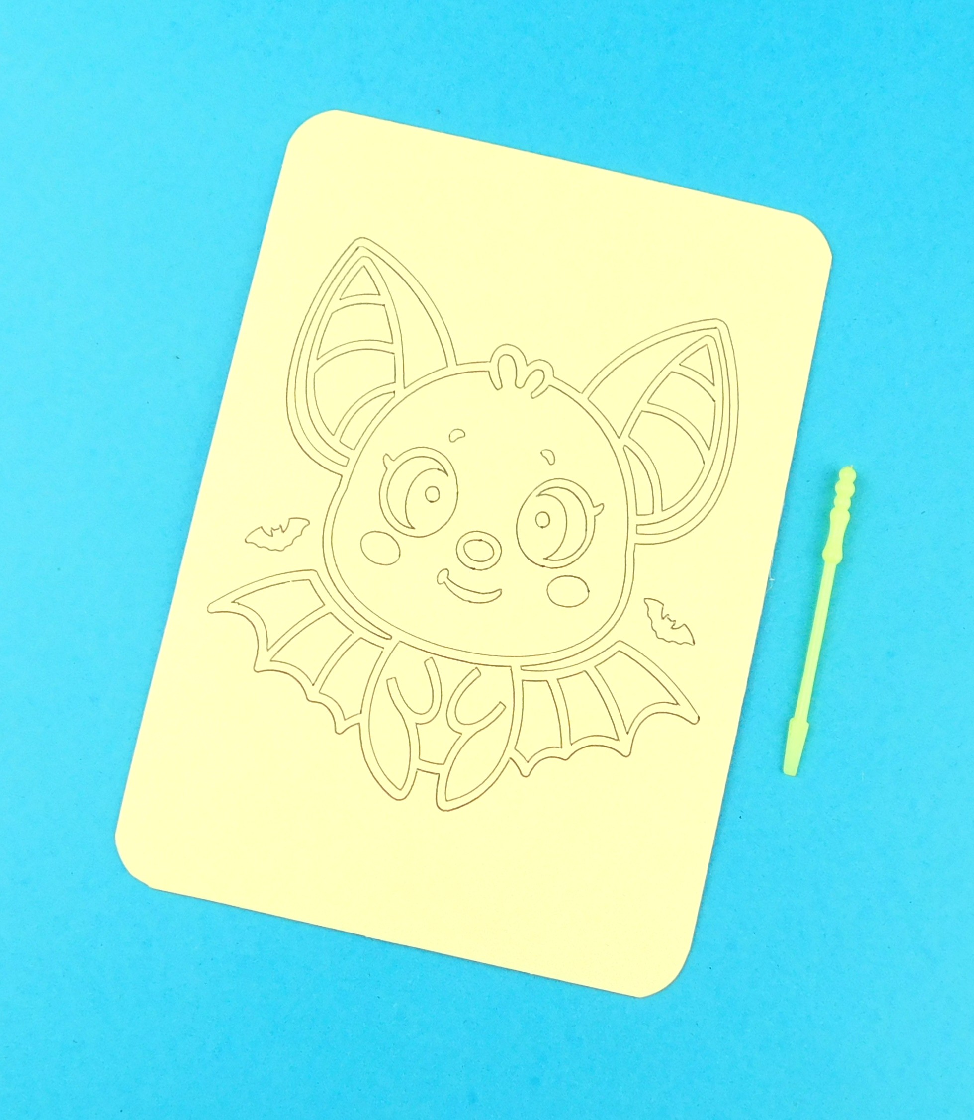 A6 Cute Bat Sand Art Kit - Image 6