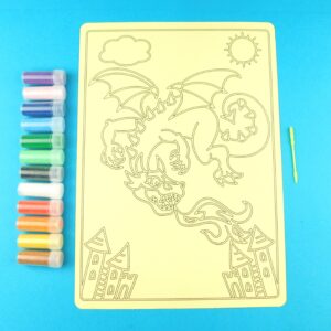 A4 Dragon Sand Art Kit