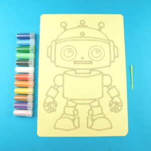 A4 Robot Sand Art Kit
