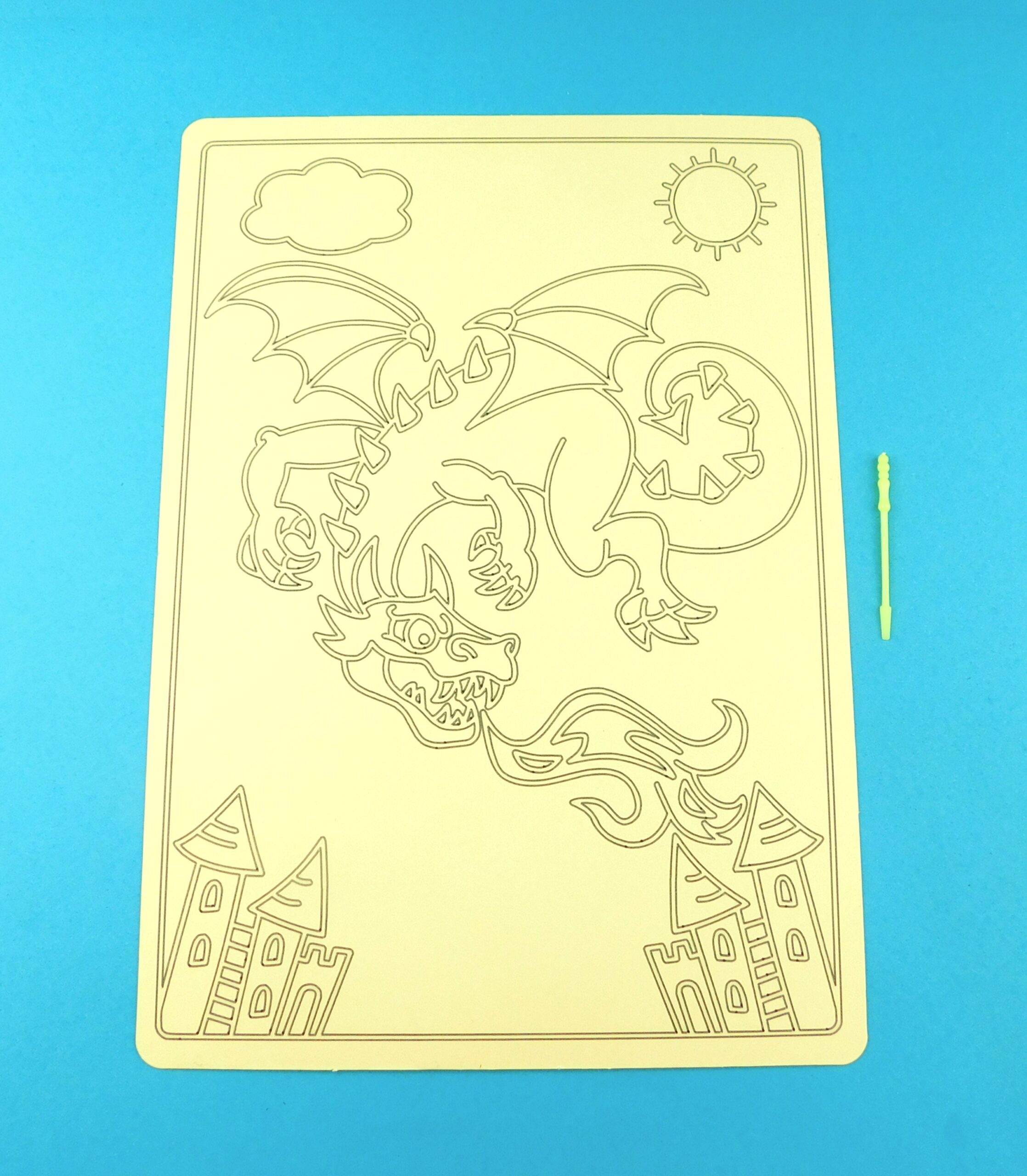 A4 Dragon Sand Art Kit - Image 6