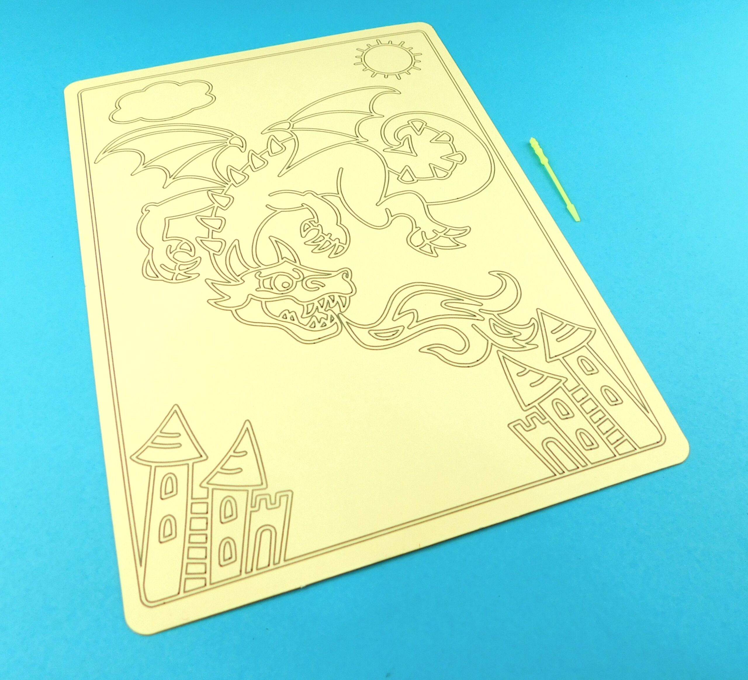 A4 Dragon Sand Art Kit - Image 8