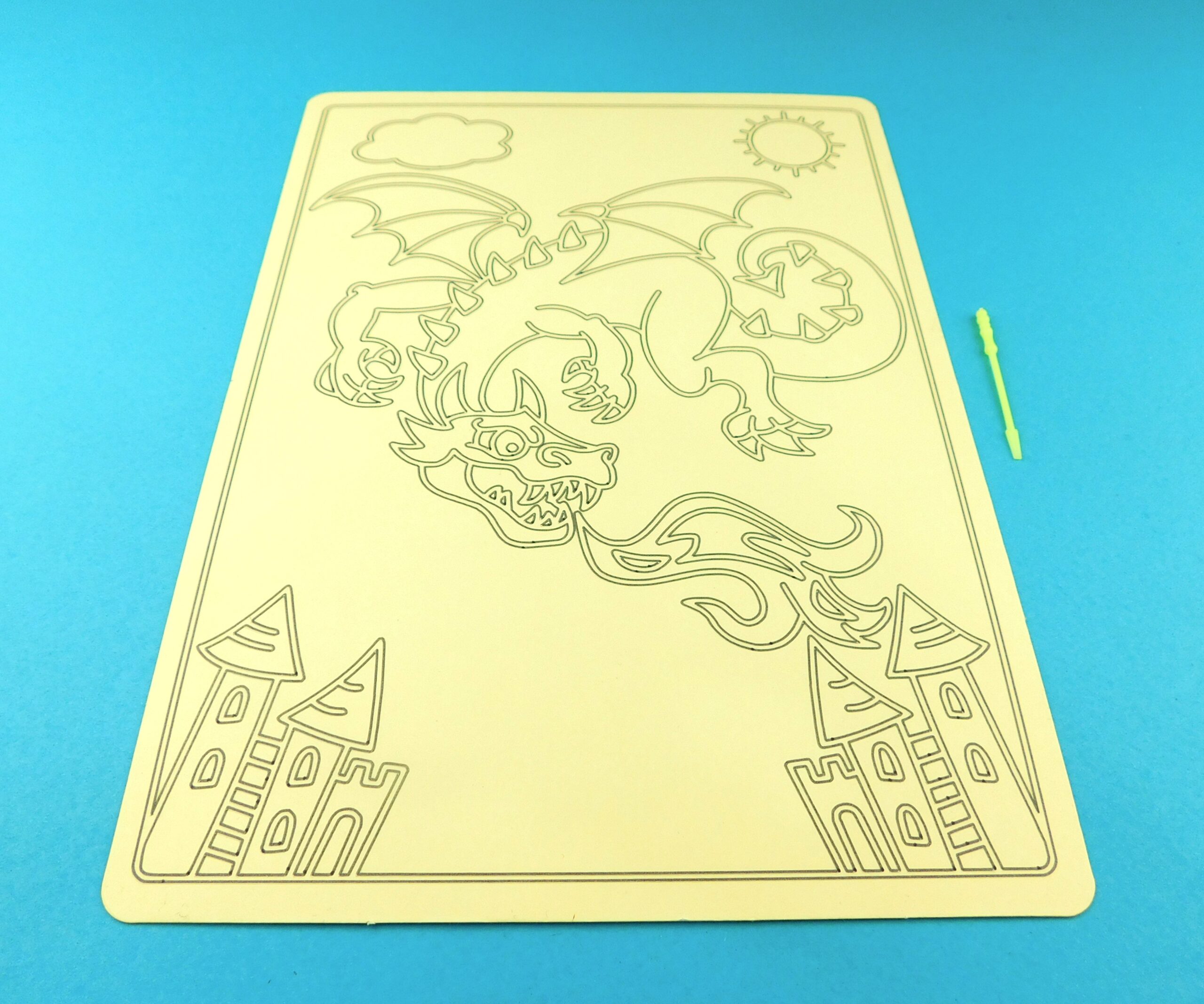 A4 Dragon Sand Art Kit - Image 9