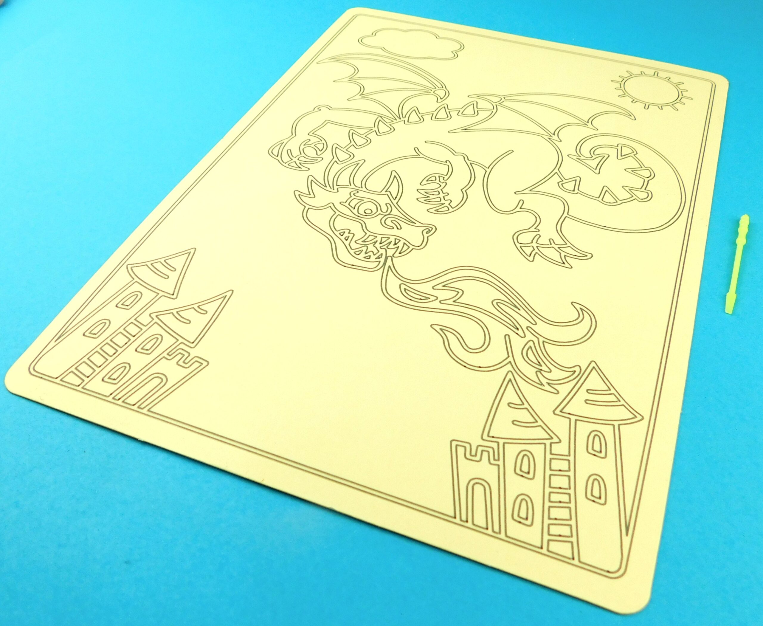 A4 Dragon Sand Art Kit - Image 10