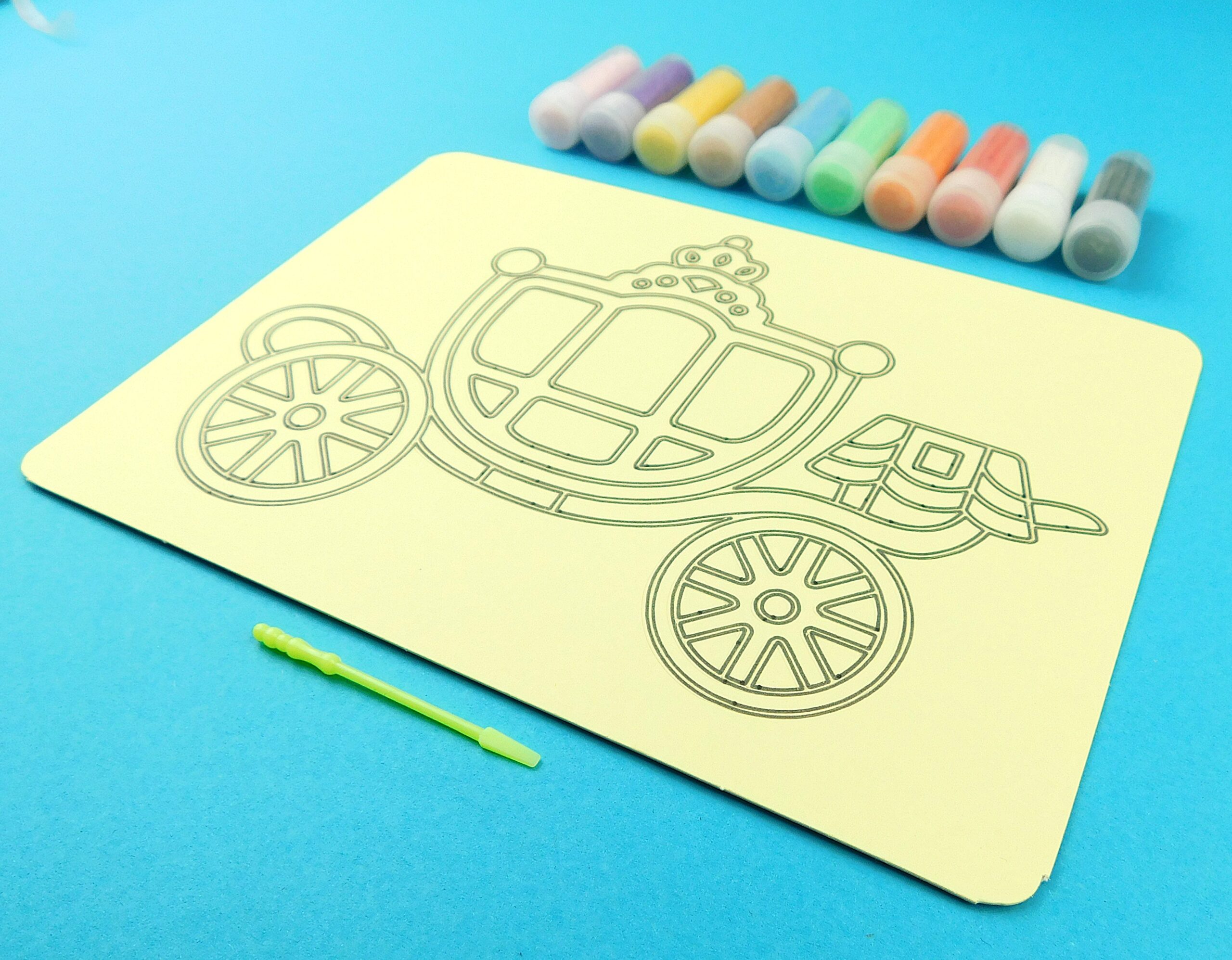 A5 Stage Coach Sand Art Kit - Image 4