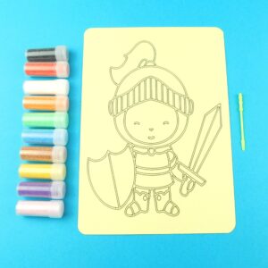 A5 Knight Sand Art Kit