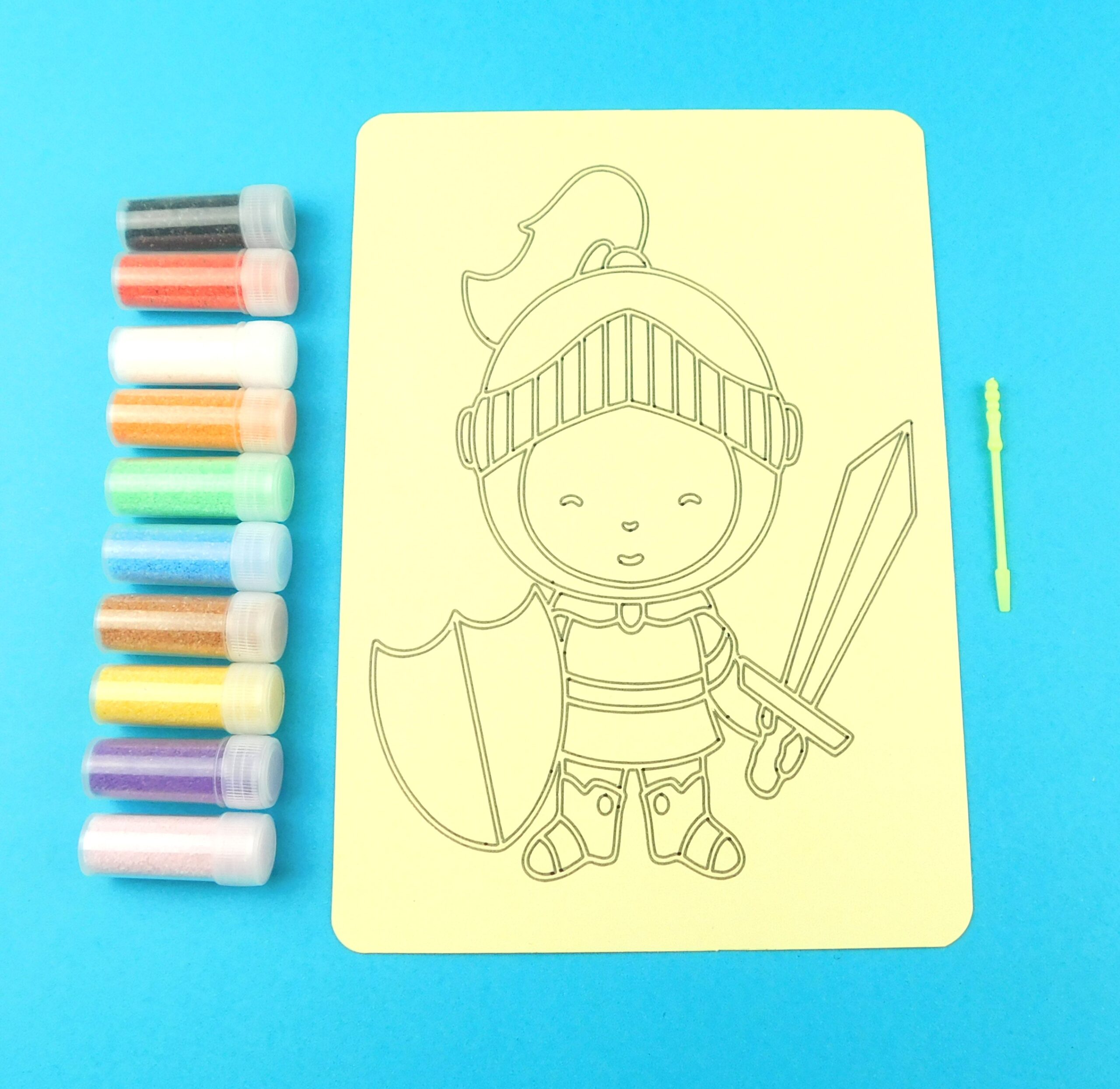 A5 Knight Sand Art Kit