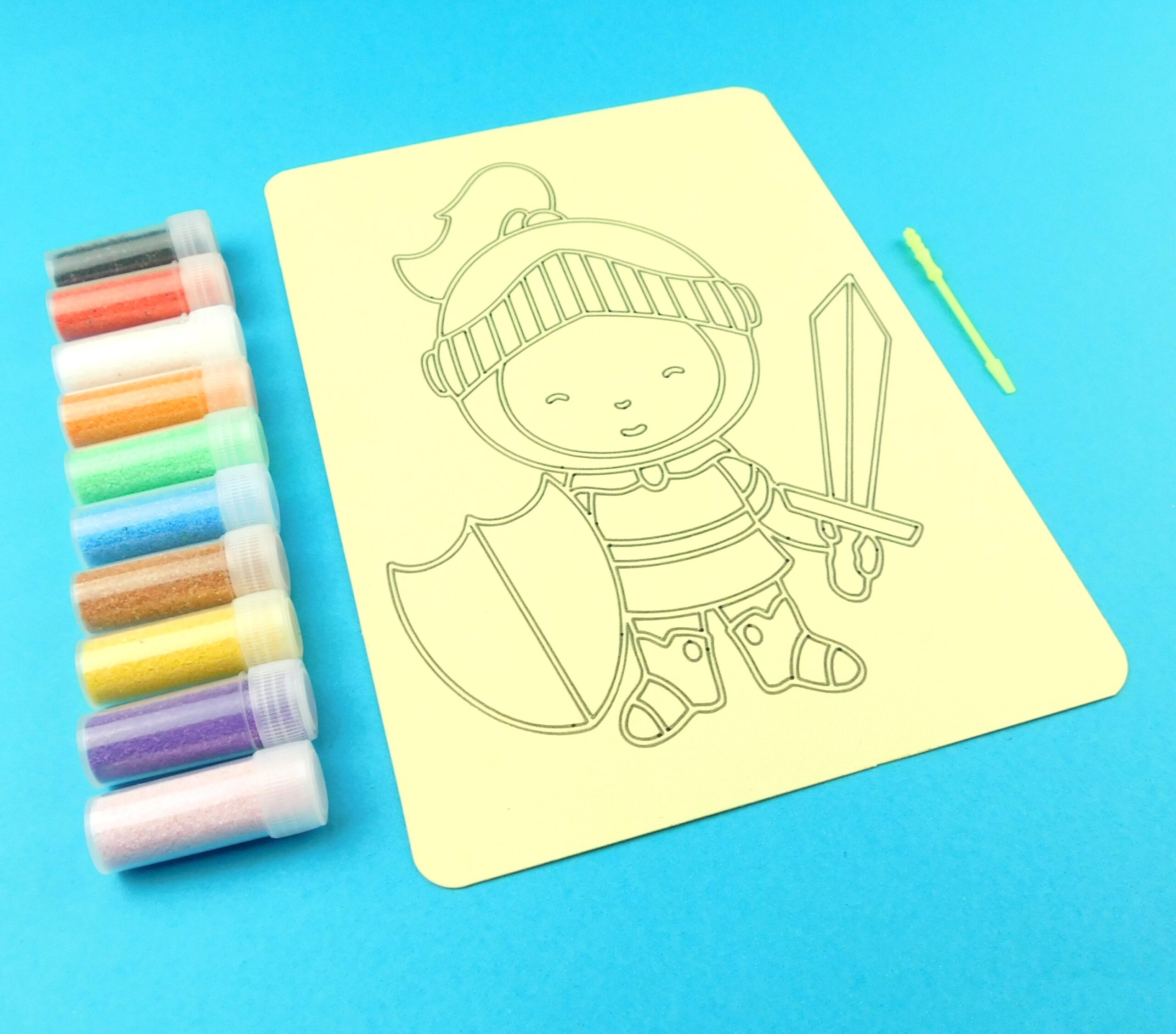 A5 Knight Sand Art Kit - Image 3
