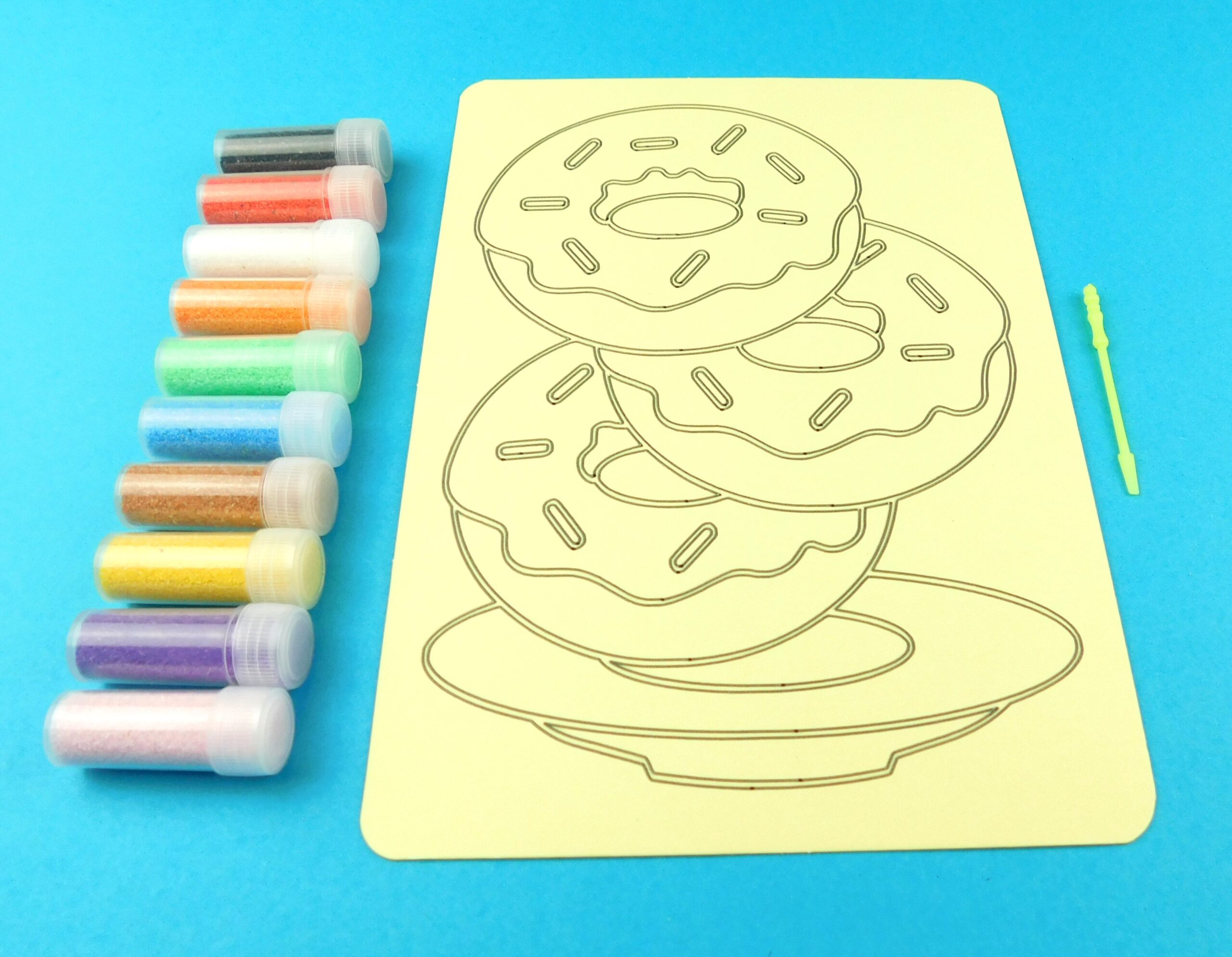 A5 Three Donuts Sand Art Kit - Image 3