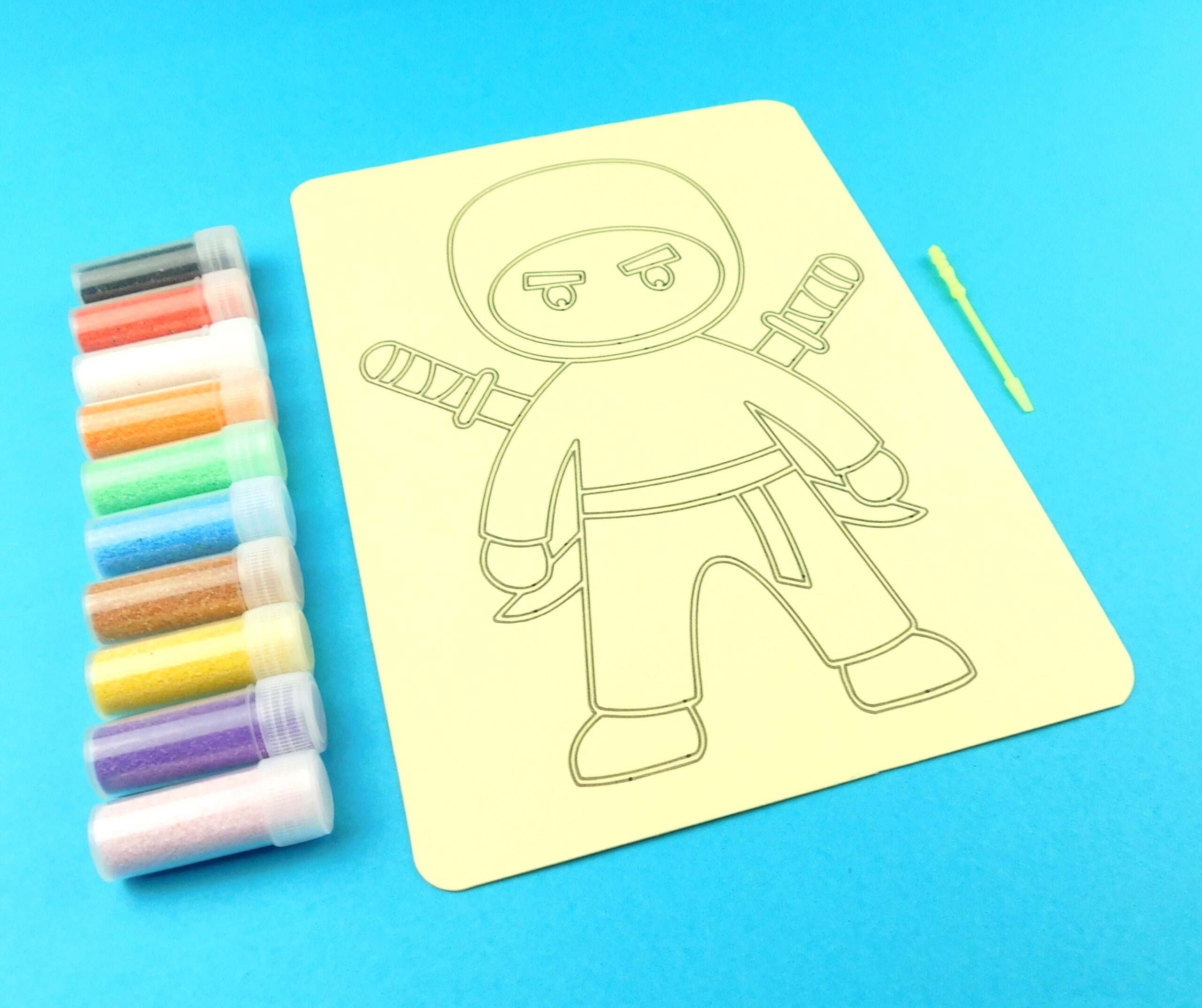 A5 Ninja Sand Art Kit - Image 2