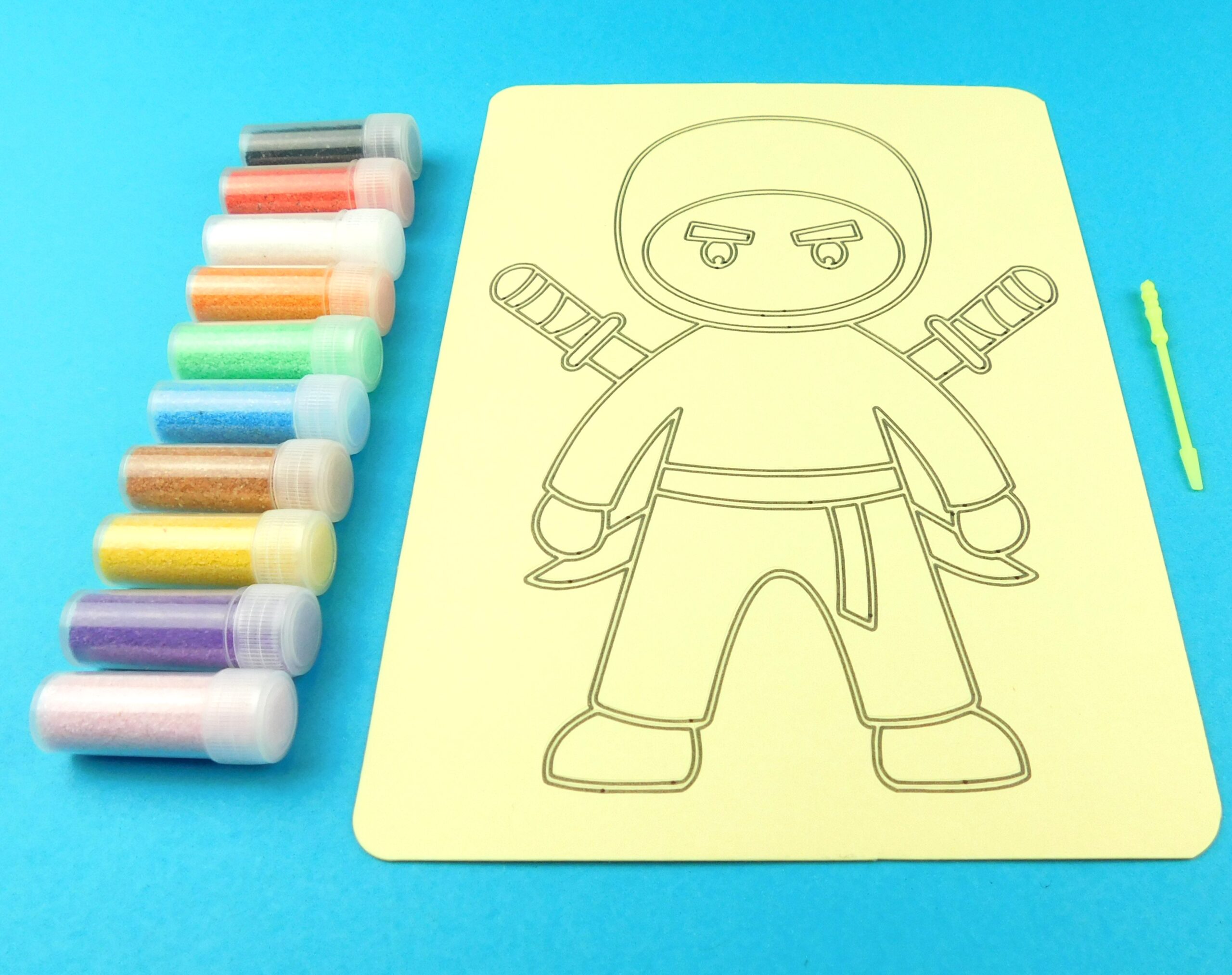 A5 Ninja Sand Art Kit - Image 3