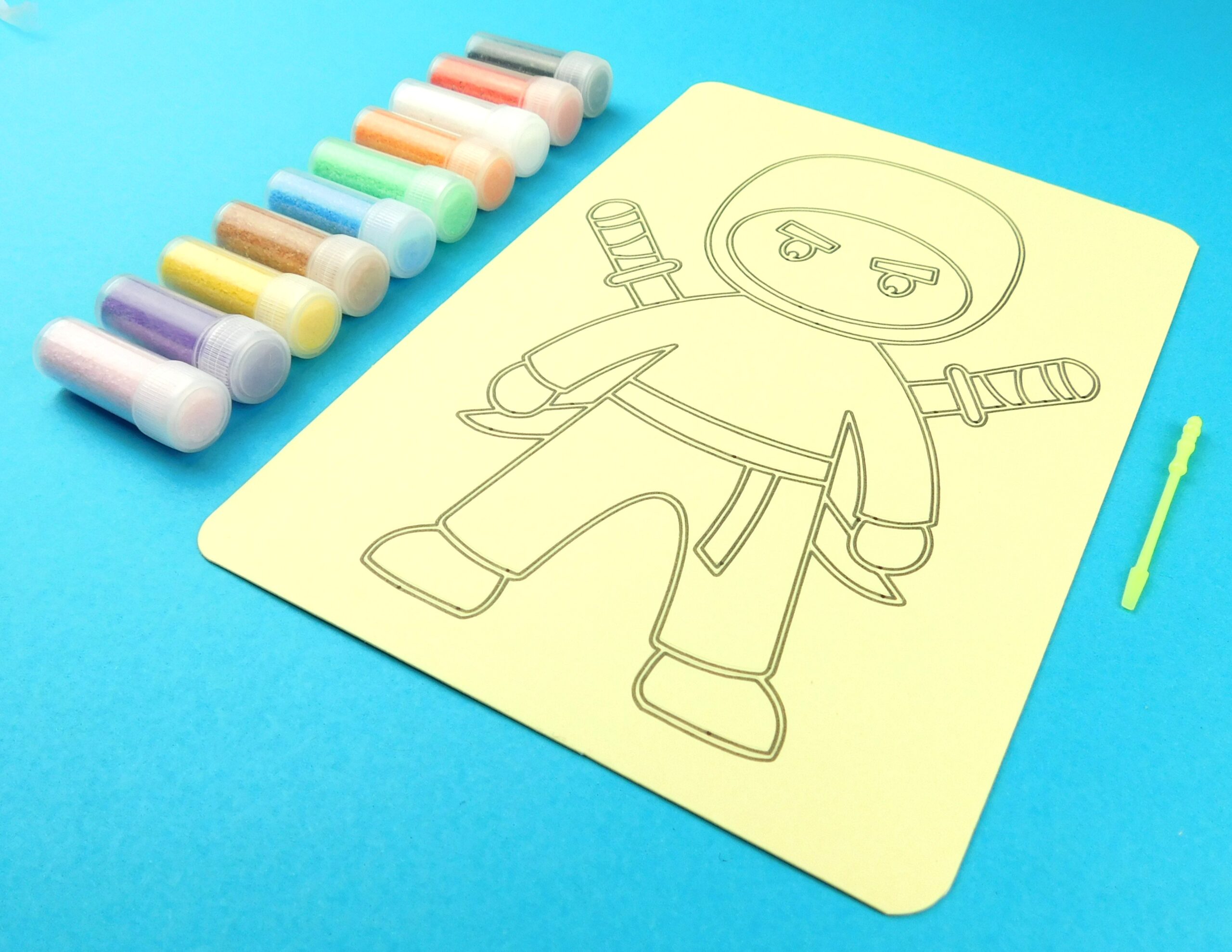 A5 Ninja Sand Art Kit - Image 4
