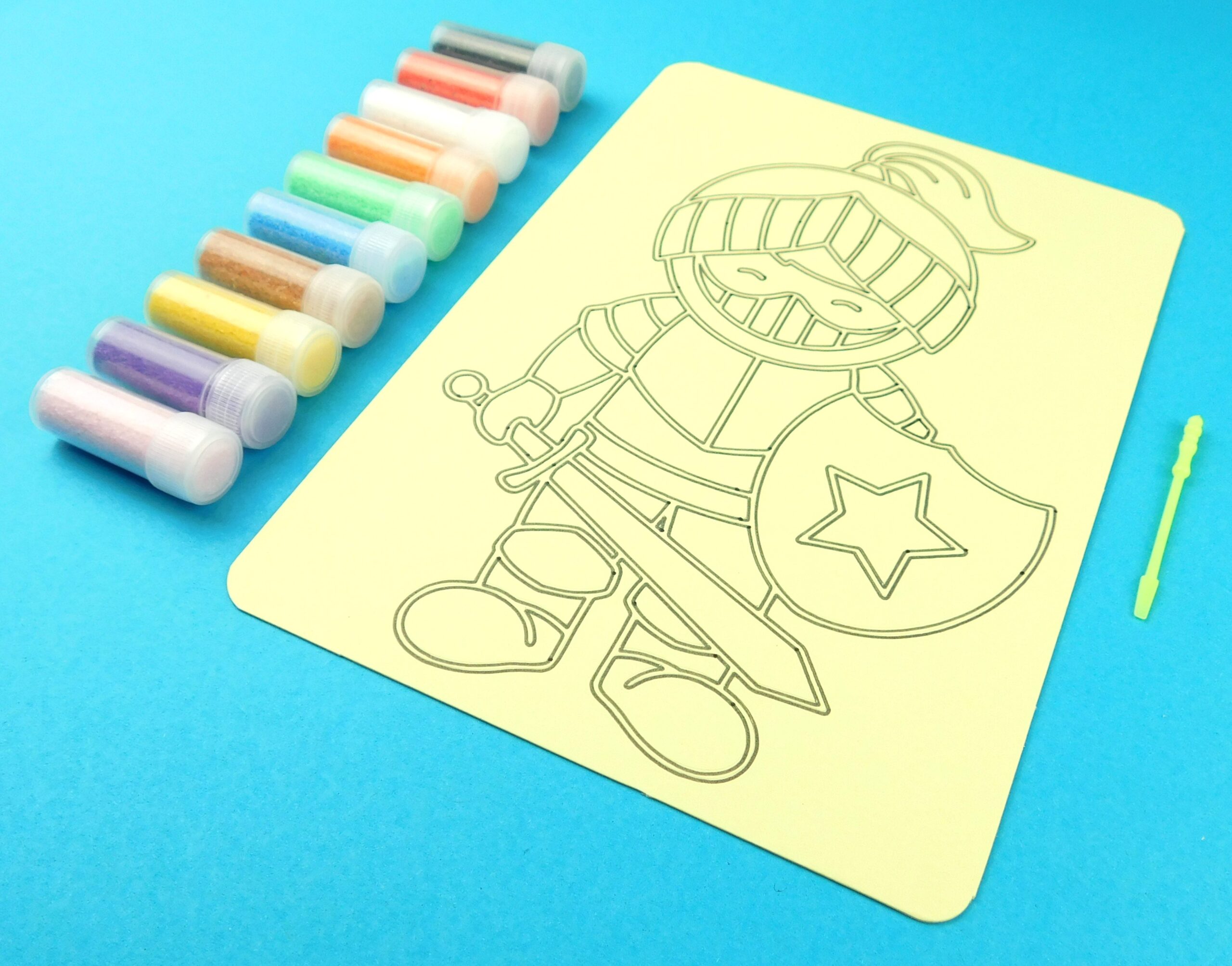 A5 Knight Sand Art Kit - Image 4