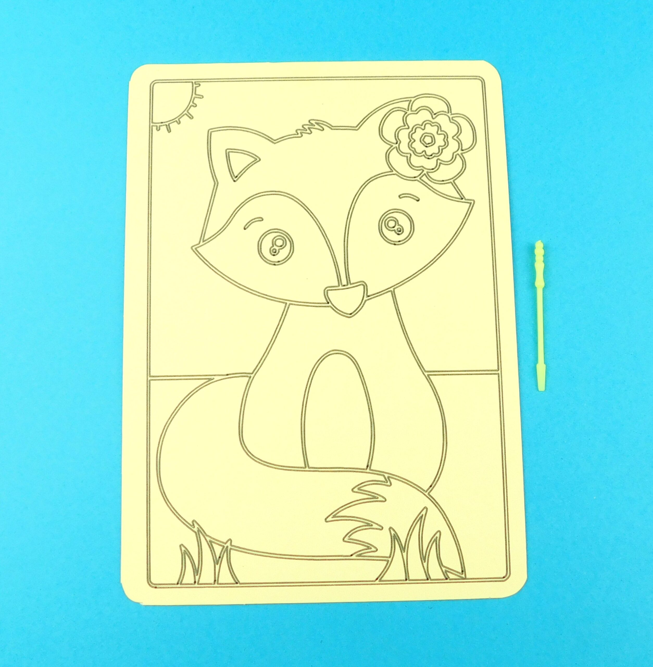 A5 Fox Sand Art Kit - Image 2