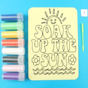 A6 Soak up the Sun Sand Art Kit