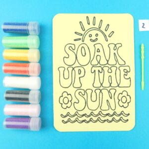A6 Soak up the Sun Sand Art Kit